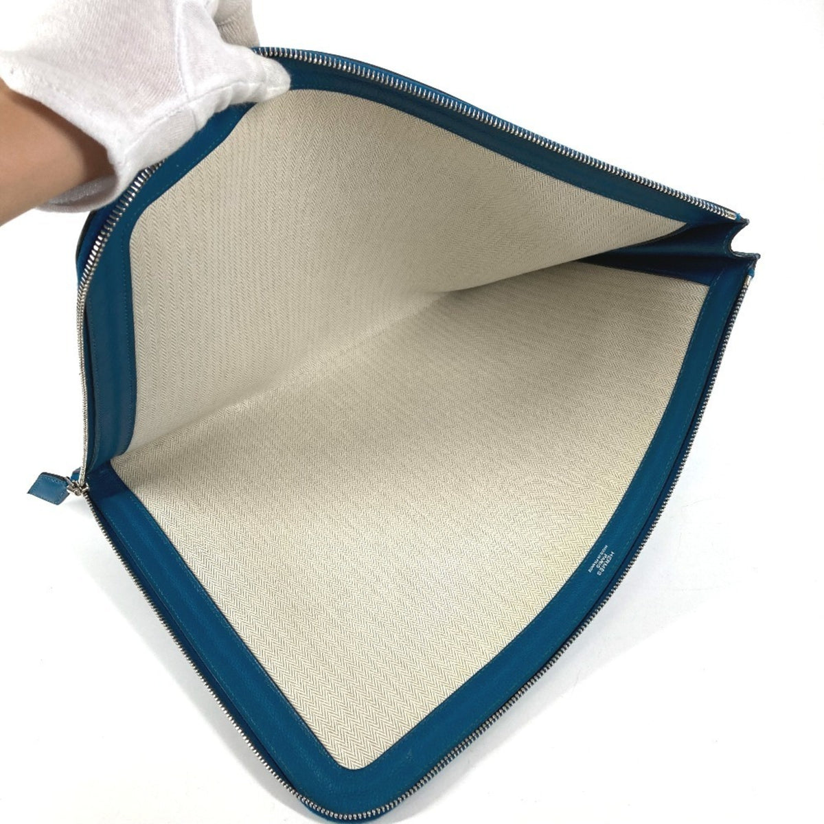 Hermes Blue Clutch Bag (Pre-Owned)