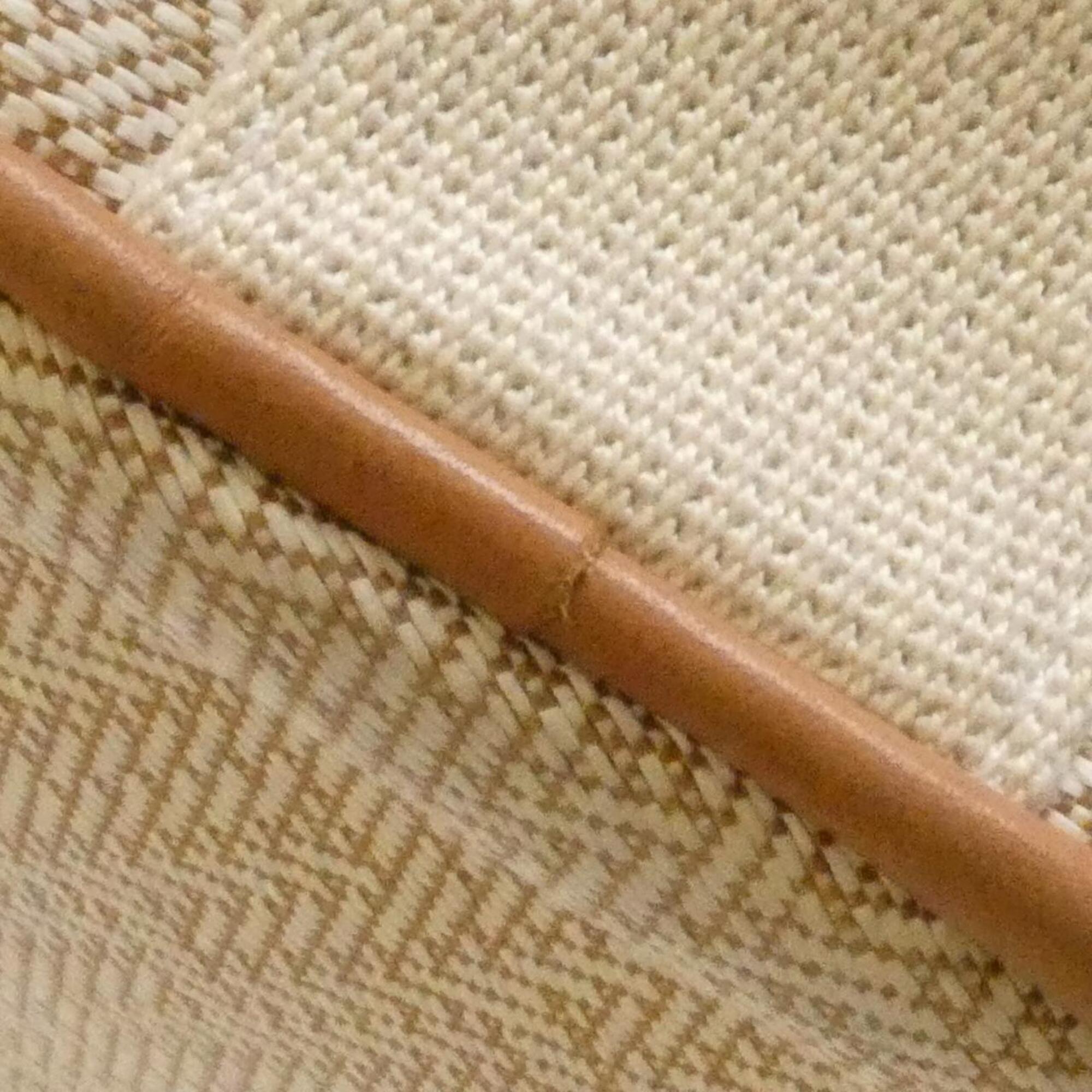 Hermes Beige Canvas Handbag (Pre-Owned)