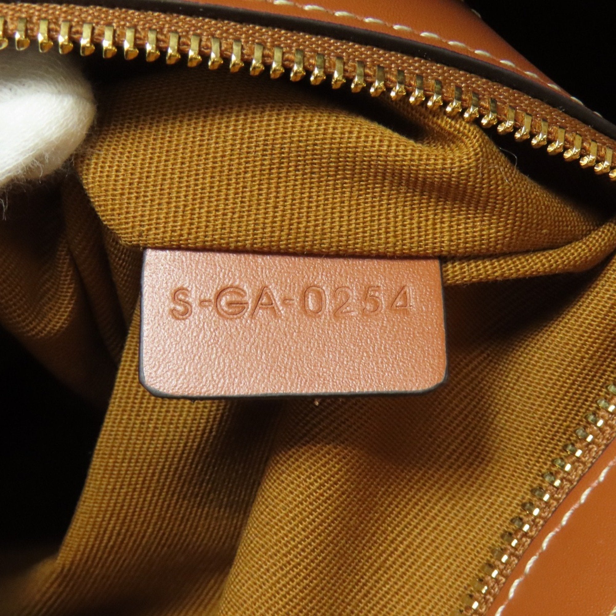 Celine Macadam Brown Leather Shoulder Bag (Pre-Owned)