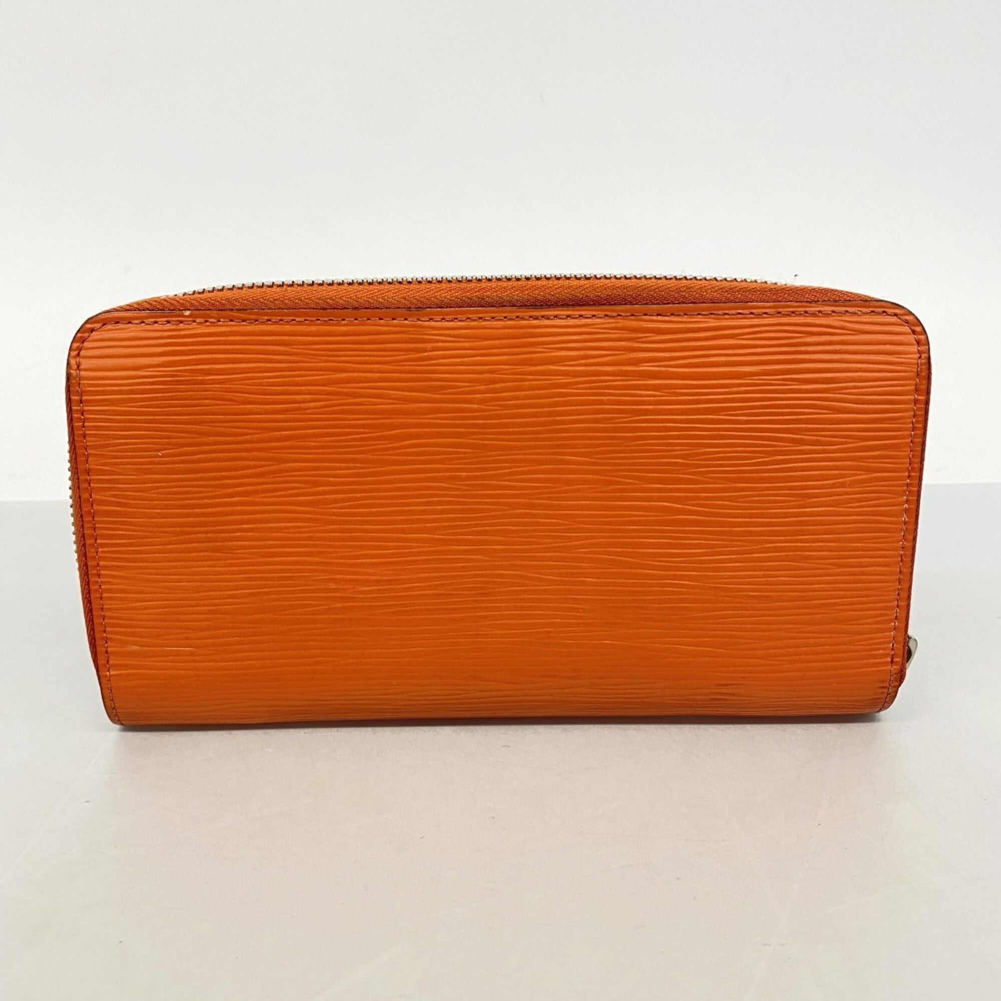 Louis Vuitton Orange Long Wallet (Bi-Fold) (Pre-Owned)