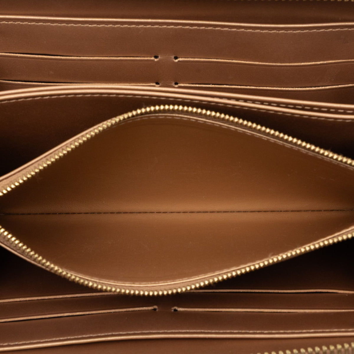 Louis Vuitton Gold Mordore Patent Leather Long Wallet (Bi-Fold) (Pre-Owned)