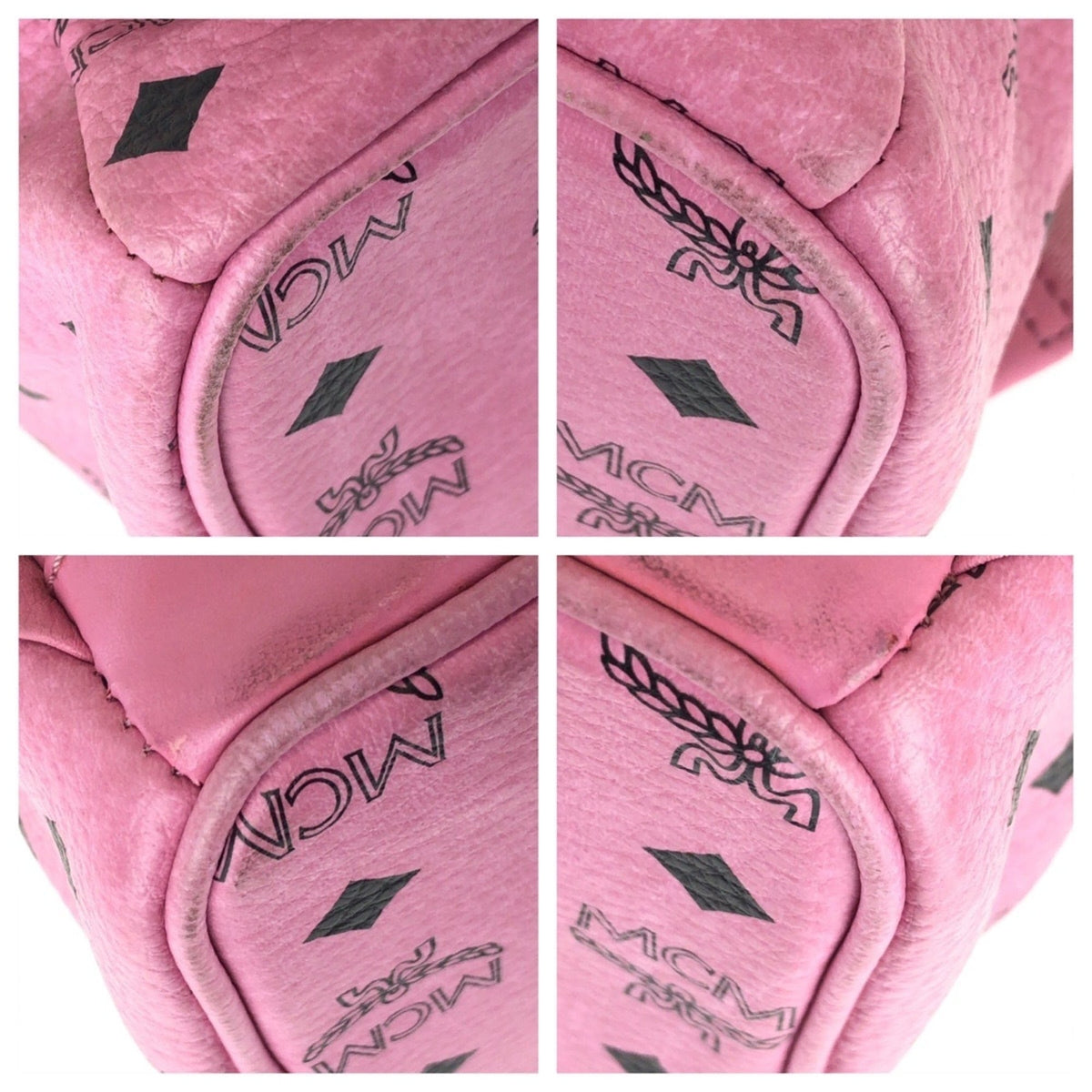 Mcm Pink Leather Backpack (Pre-Owned)