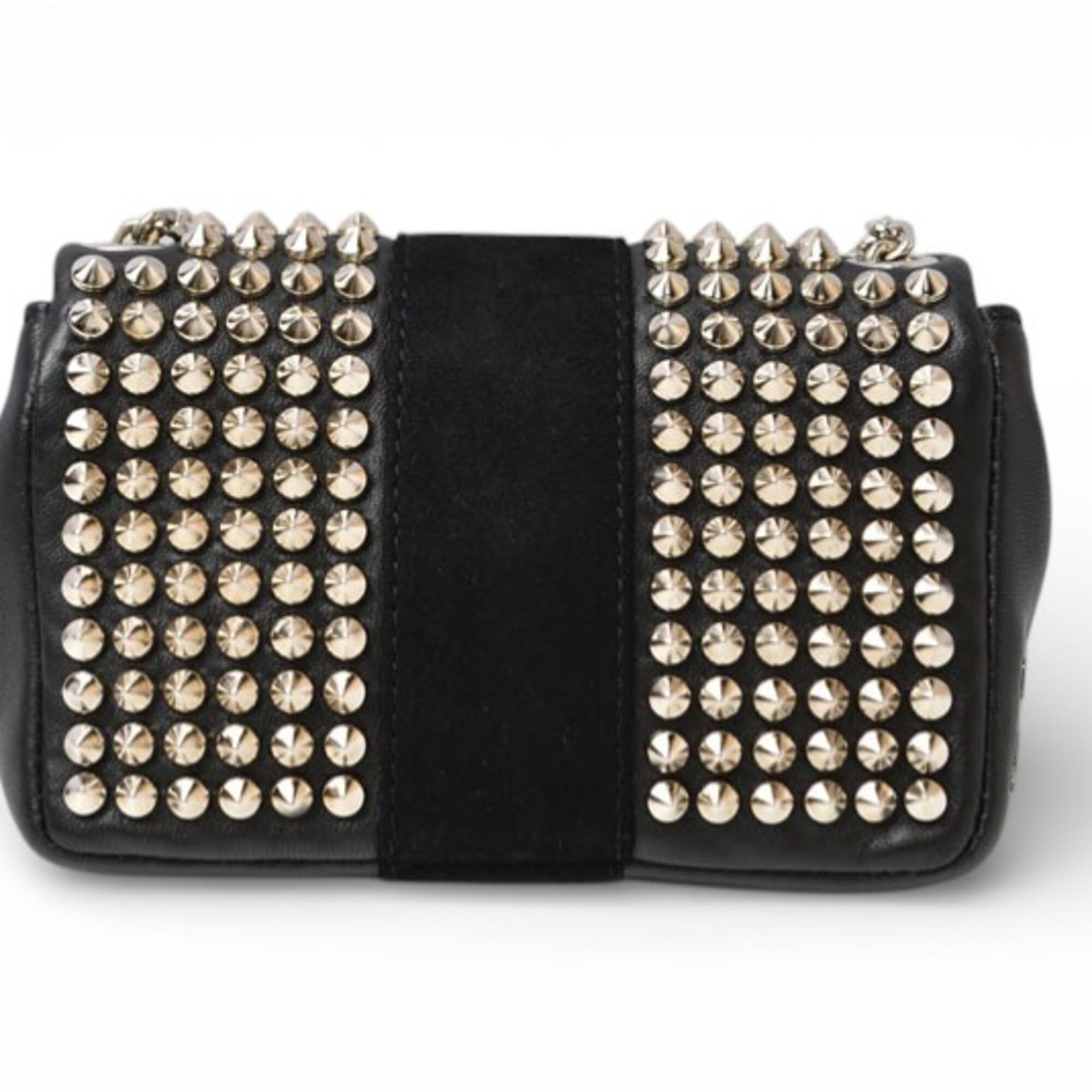 Christian Louboutin Black Leather Shoulder Bag (Pre-Owned)