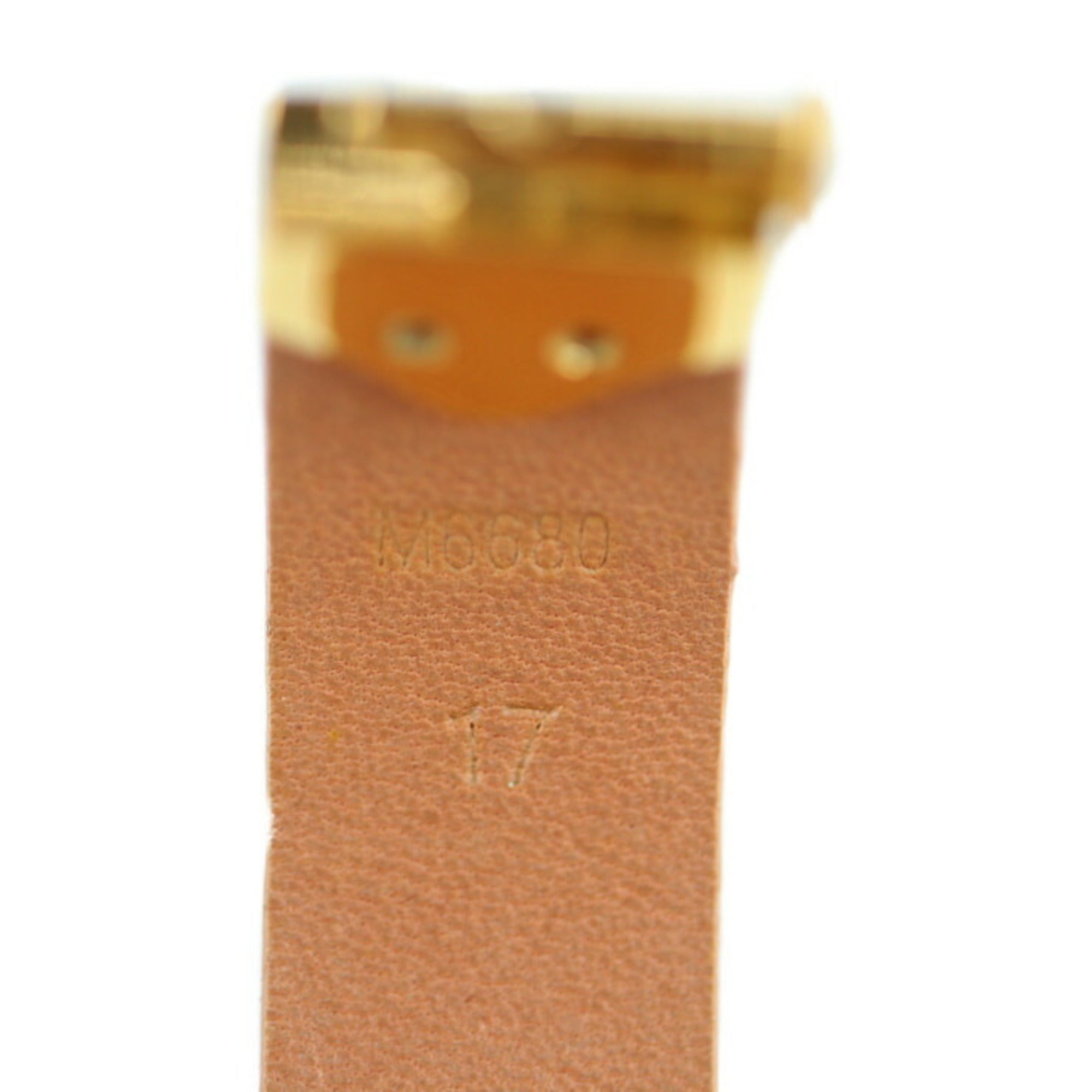 Louis Vuitton Beige Patent Leather Charm Bracelet (Pre-Owned)