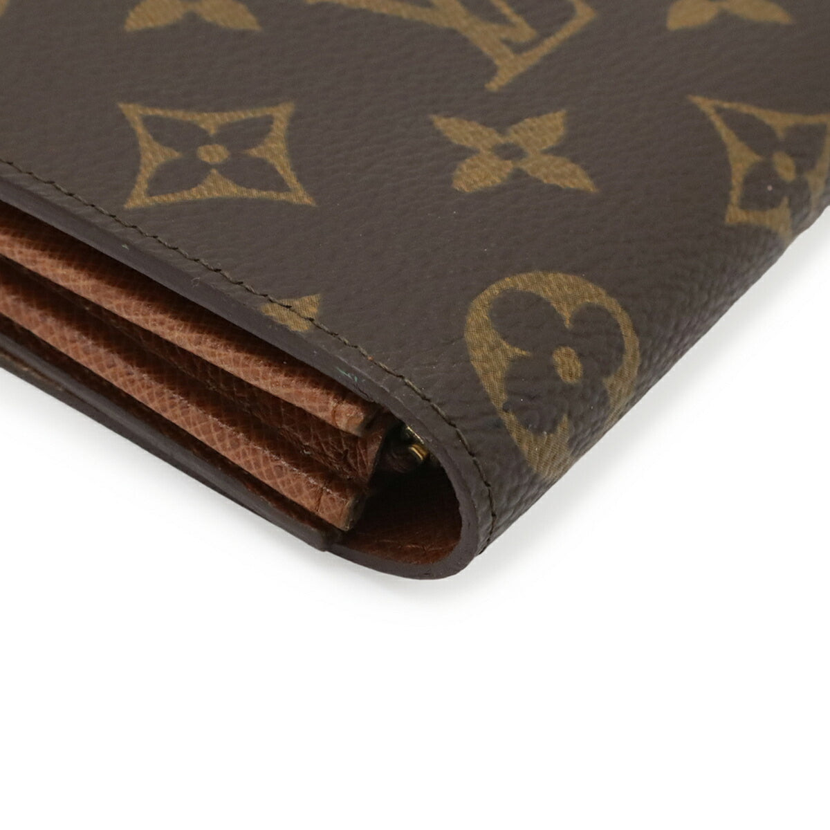 Louis Vuitton Monogram Brown Monogram Long Wallet (Bi-Fold) (Pre-Owned)