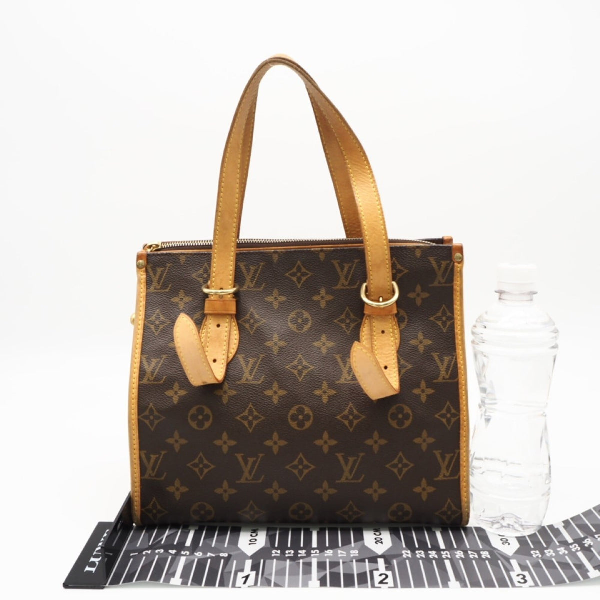 Louis Vuitton Monogram Brown Coated Canvas Leather Handbag (Pre-Owned)