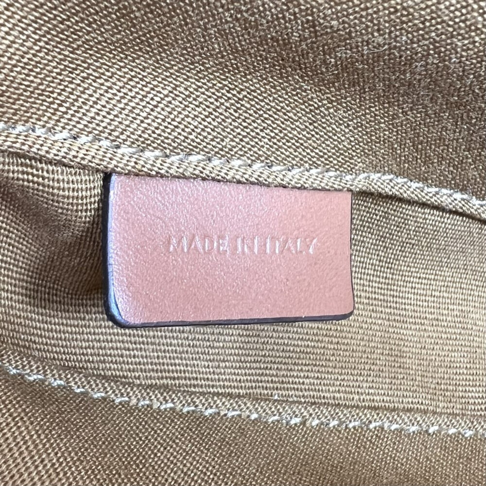 Celine Brown White Shoulder Bag (Pre-Owned)