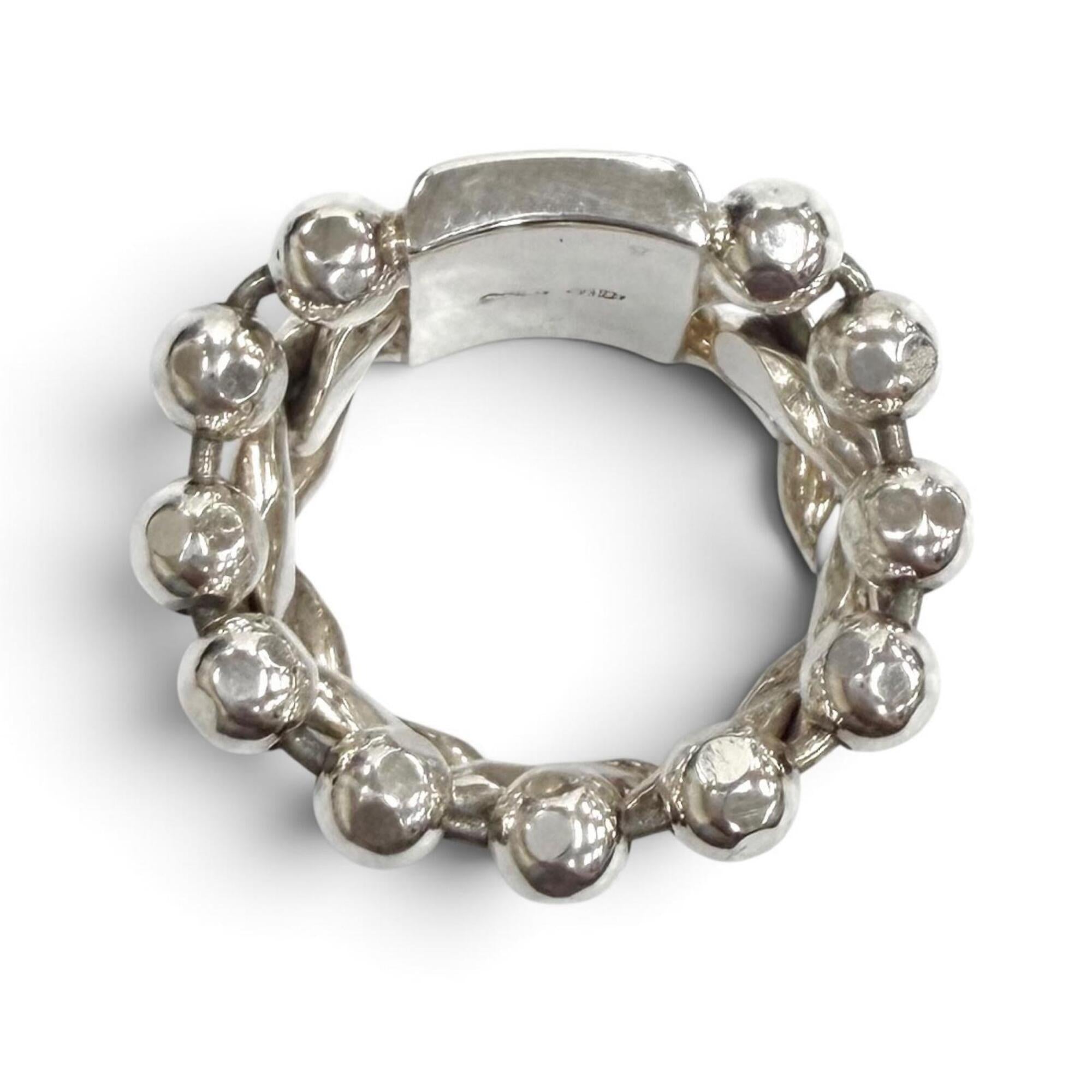 Gucci Silver Silver 925 Band Ring (Pre-Owned)