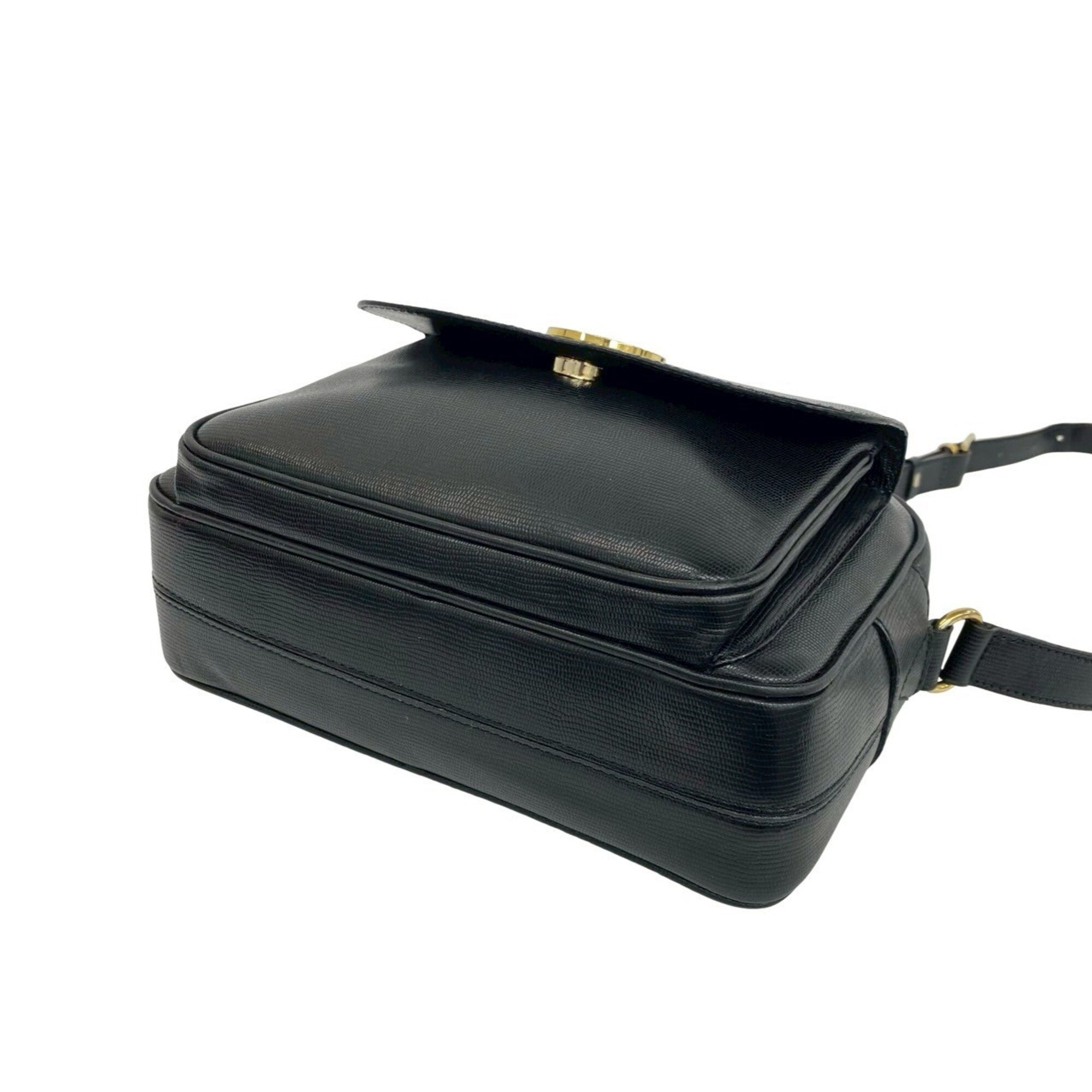 Celine Black Leather Shoulder Bag (Pre-Owned)