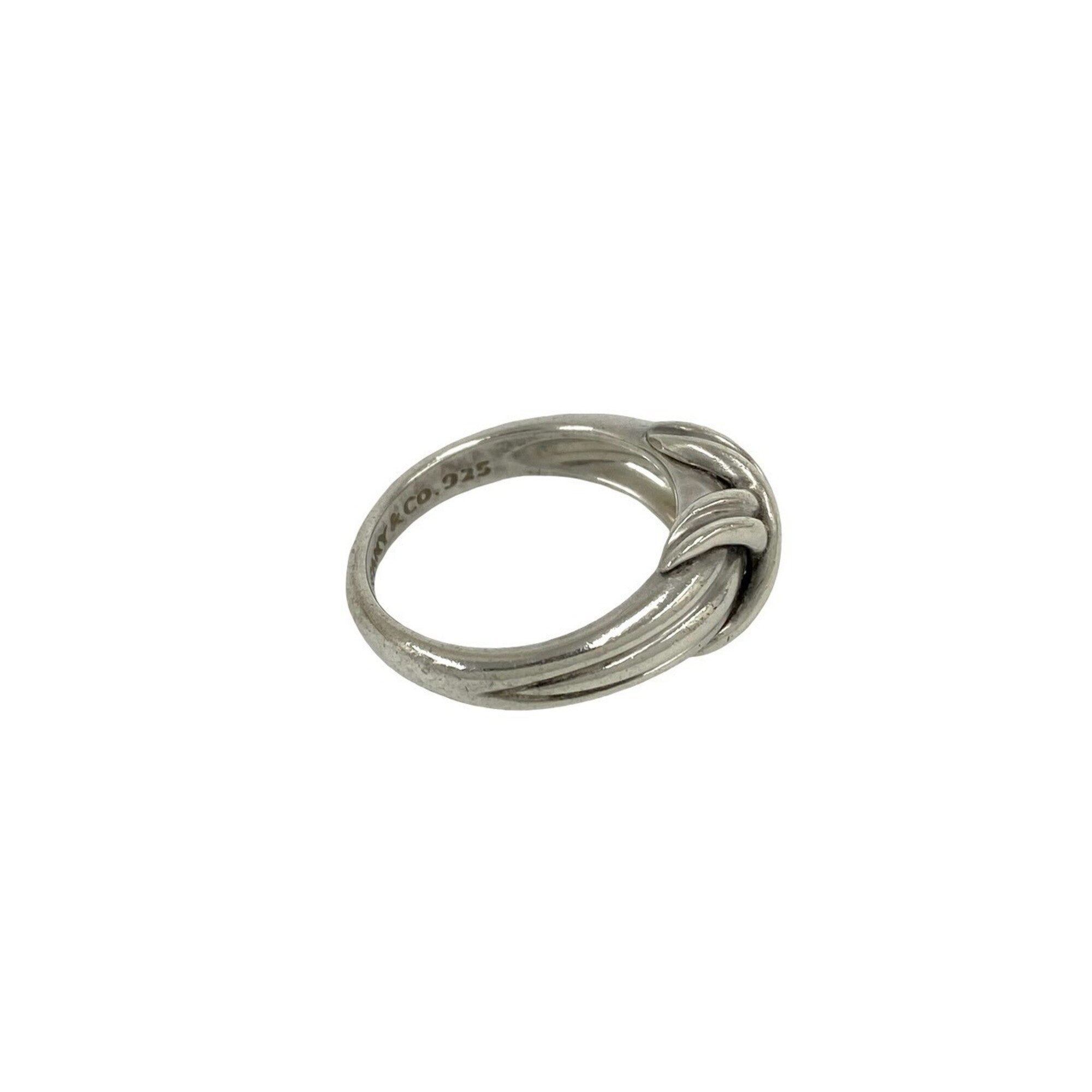 Tiffany Silver Silver 925 Band Ring (Pre-Owned)