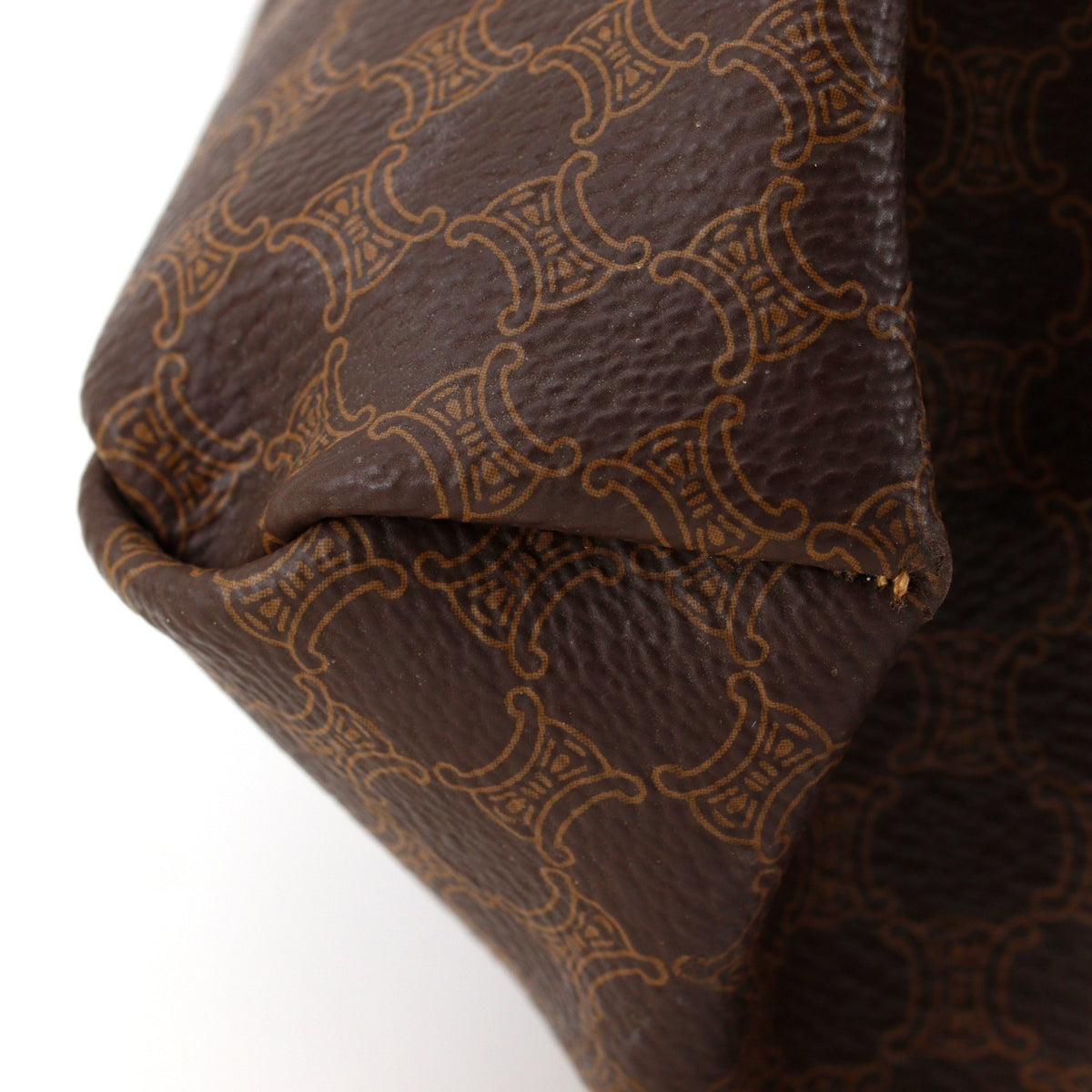 Celine Brown Pvc Tote Bag (Pre-Owned)