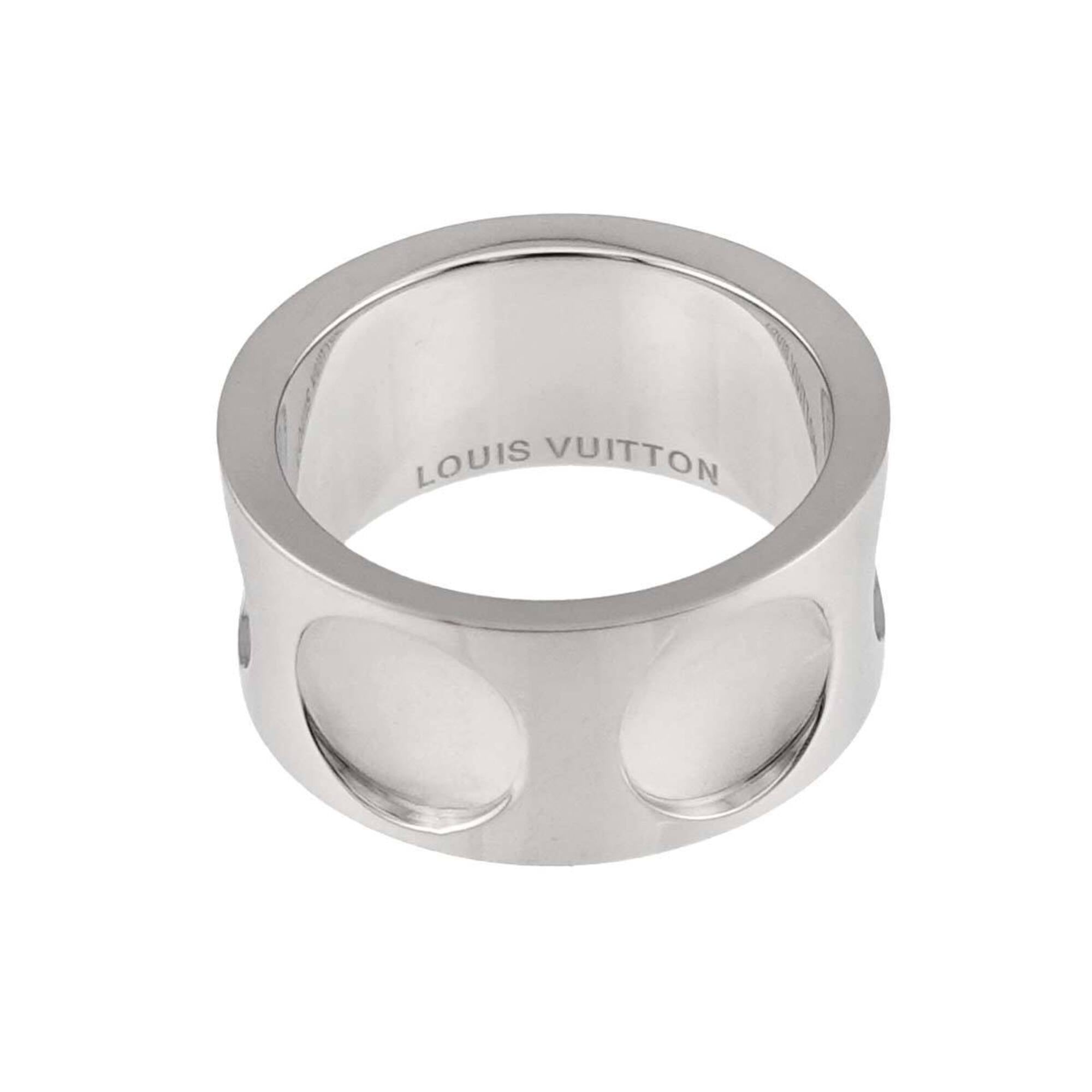 Louis Vuitton White Gold (18K) Band Ring (Pre-Owned)