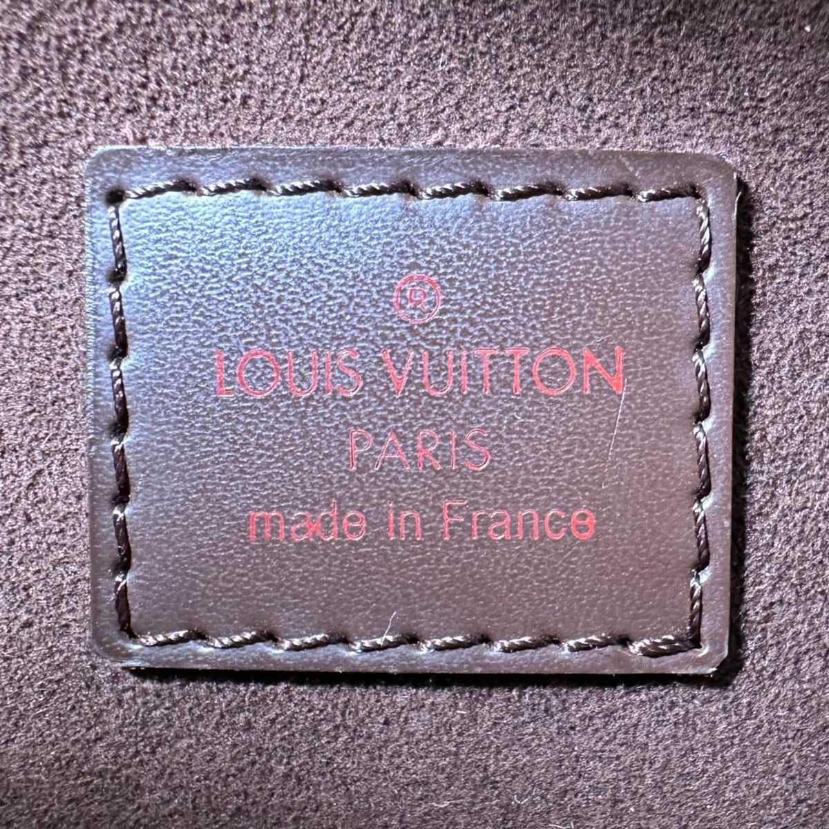 Louis Vuitton Brown Damier Canvas Clutch Bag (Pre-Owned)