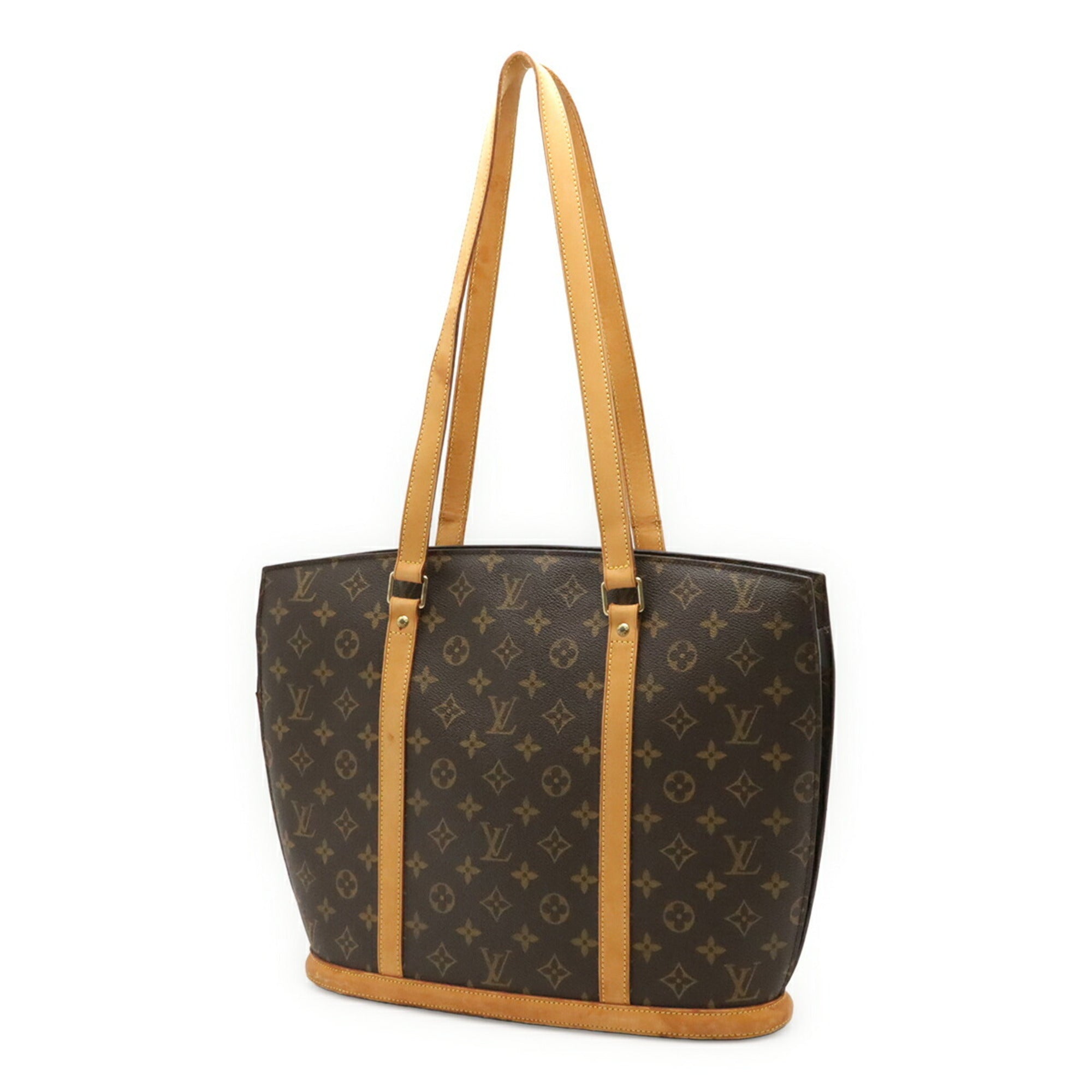 Louis Vuitton Brown Monogram Canvas Shoulder Bag Tote Bag (Pre-Owned)