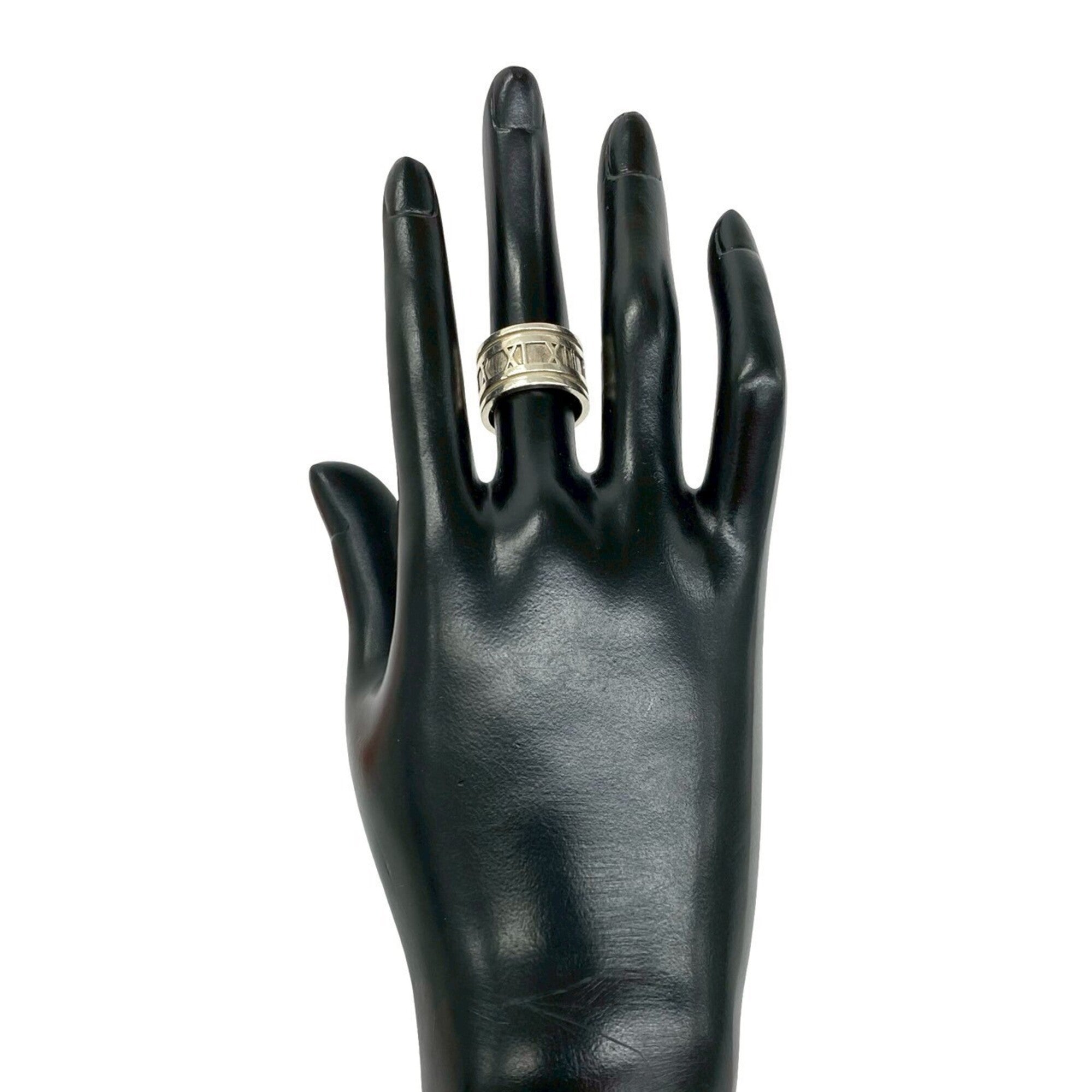 Tiffany Silver Silver 925 Band Ring (Pre-Owned)