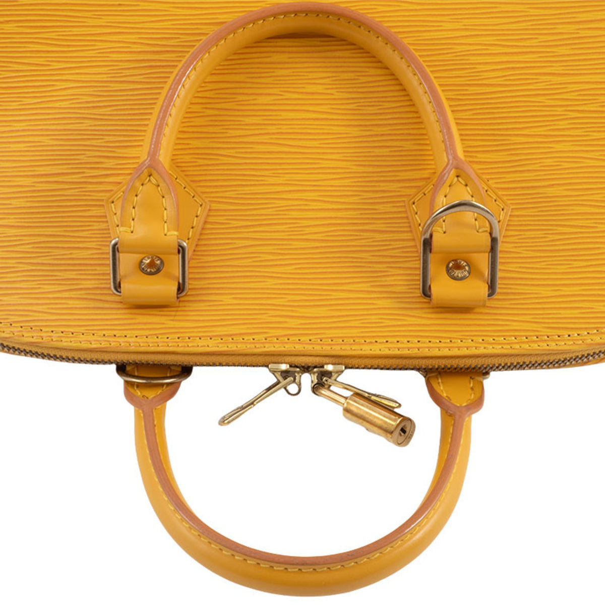 Louis Vuitton Yellow Epi Leather Handbag (Pre-Owned)
