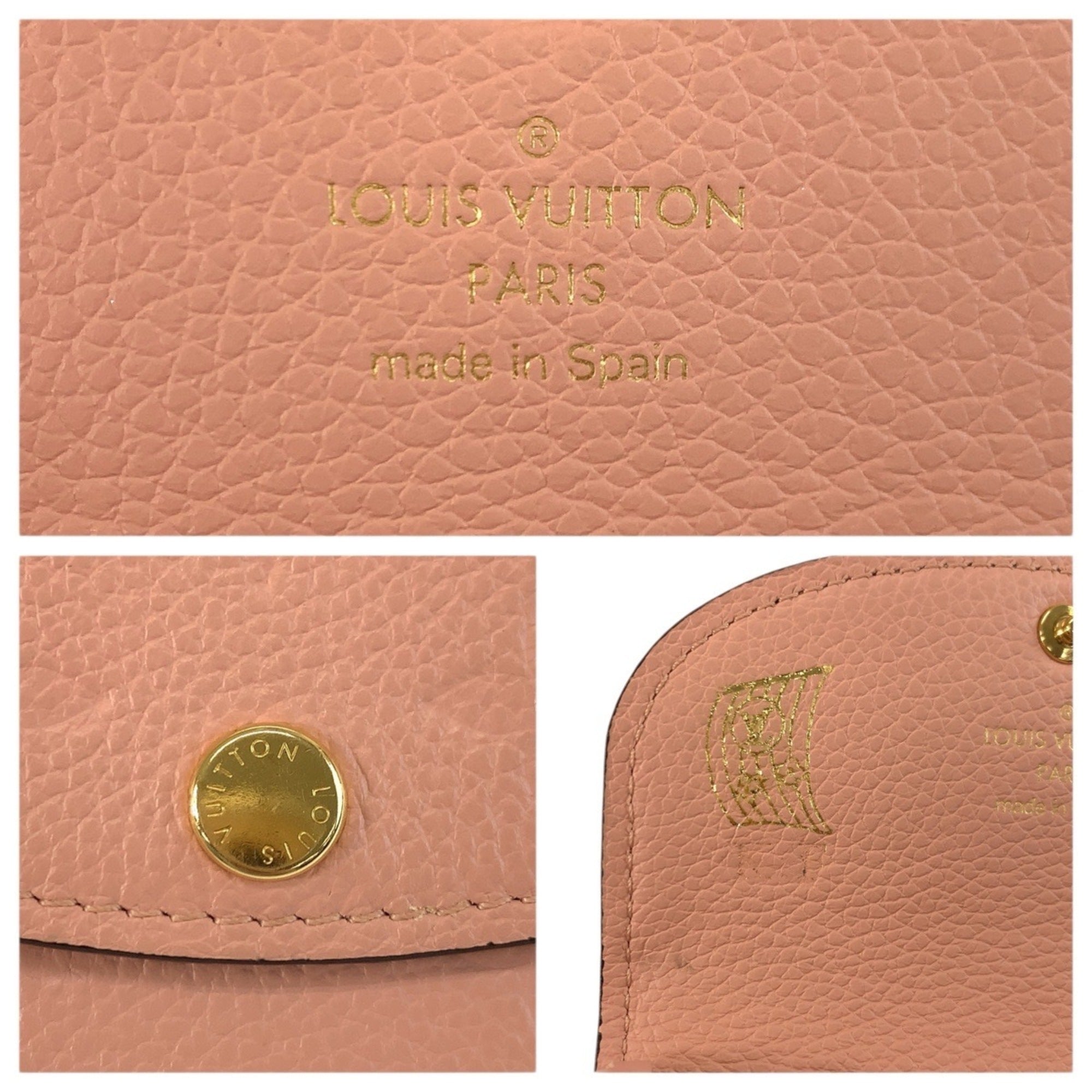 Louis Vuitton Empreinte Pink Rose Poudre Leather Coin Purse/Coin Case (Pre-Owned)