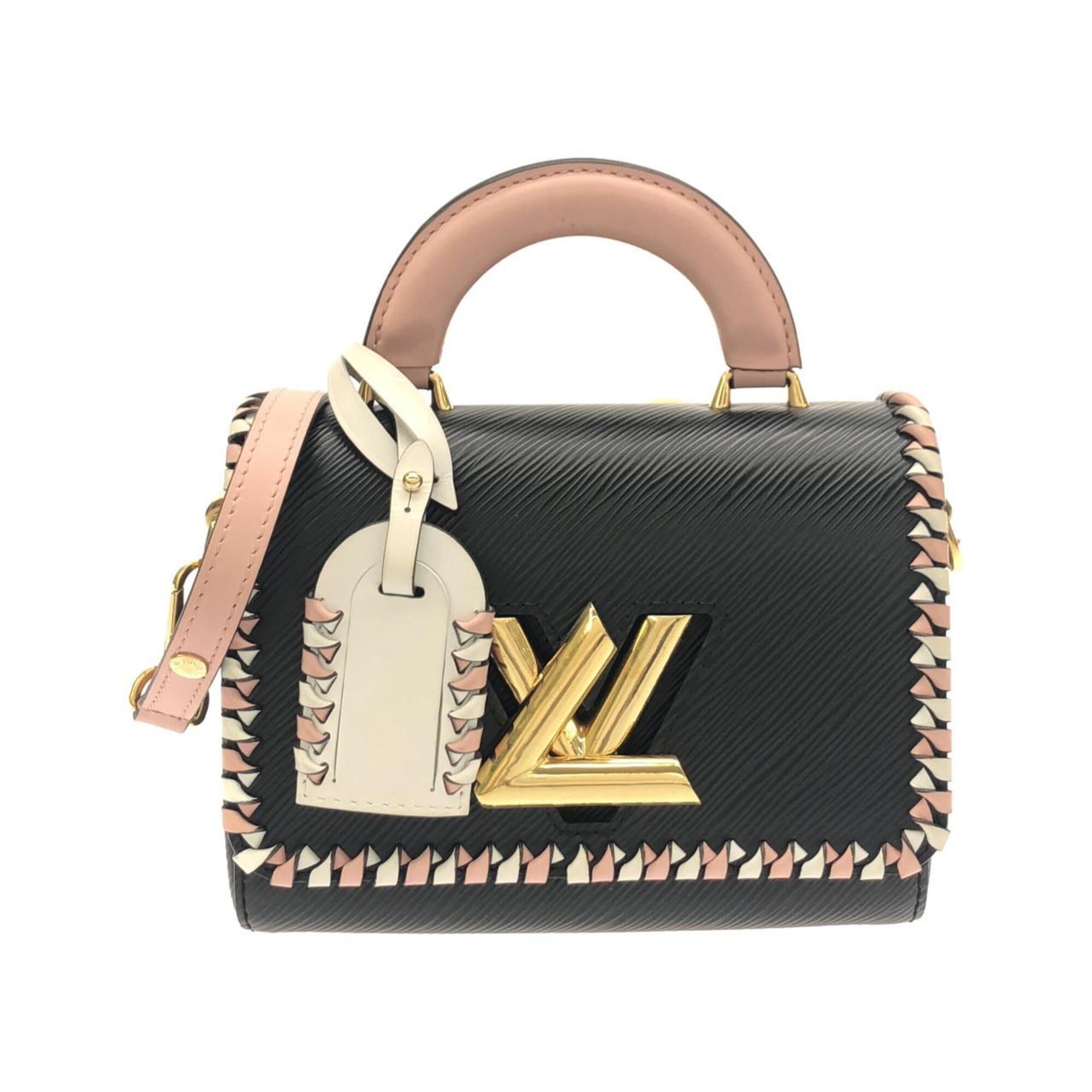 Louis Vuitton Black Leather Handbag (Pre-Owned)