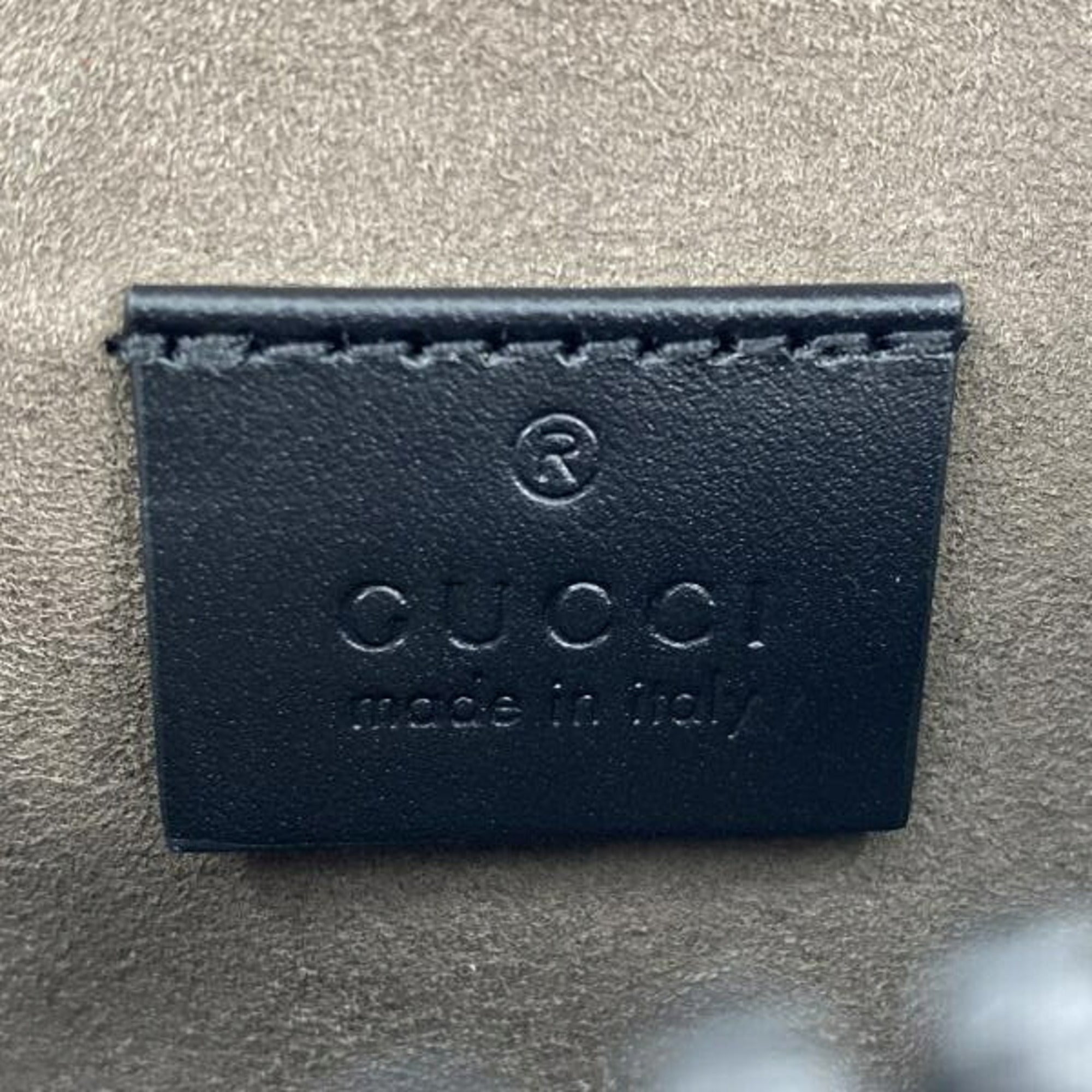 Gucci Black Charcoal Gray Gg Supreme Sling Bag (Pre-Owned)