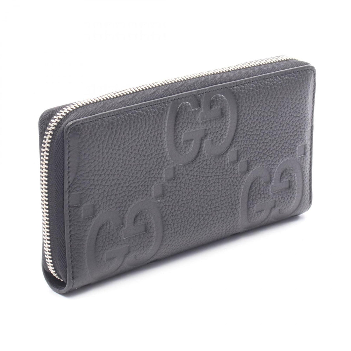 Gucci Black Leather Long Wallet (Bi-Fold) (Pre-Owned)