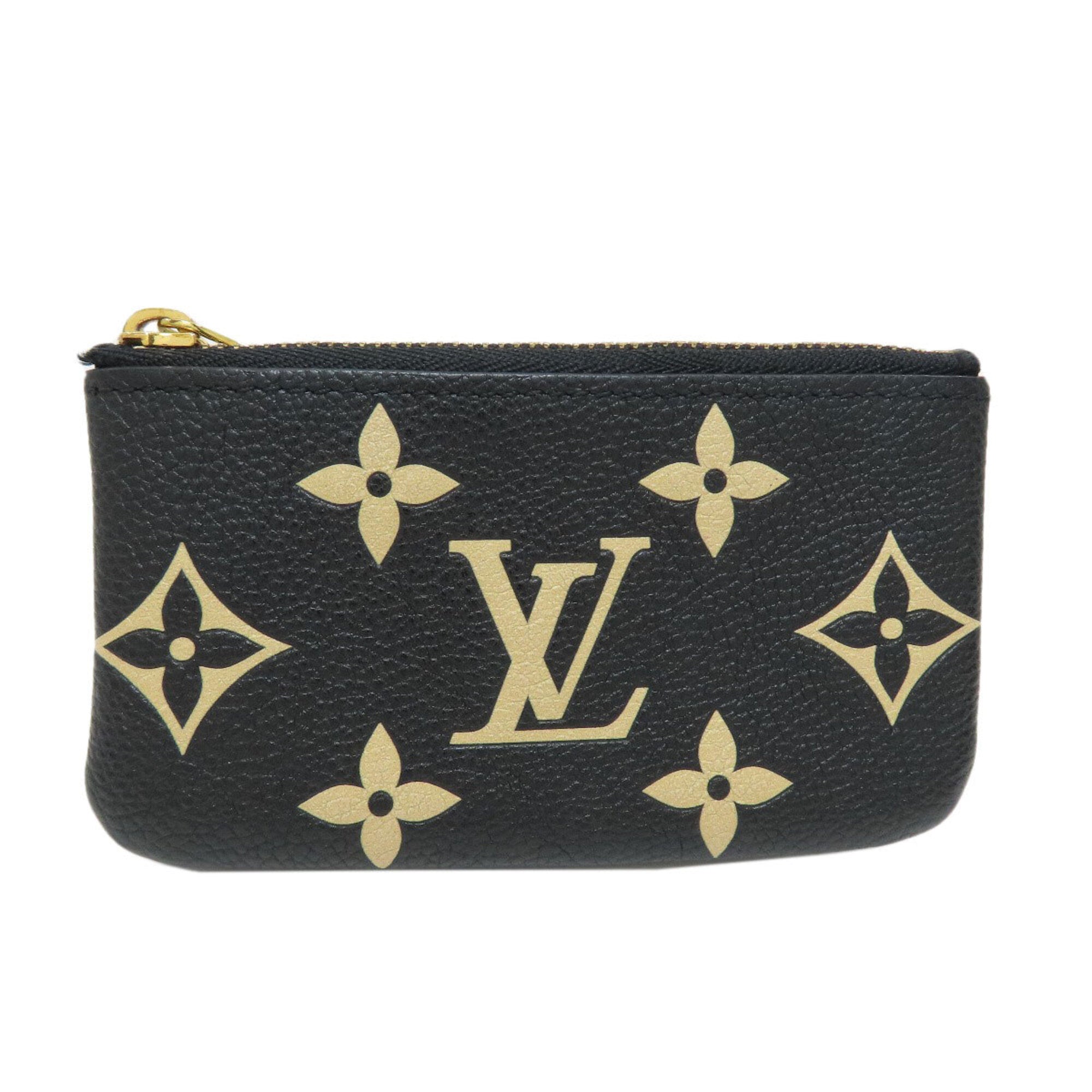 Louis Vuitton Empreinte Beige Black Monogram Empreinte Coin Purse/Coin Case (Pre-Owned)