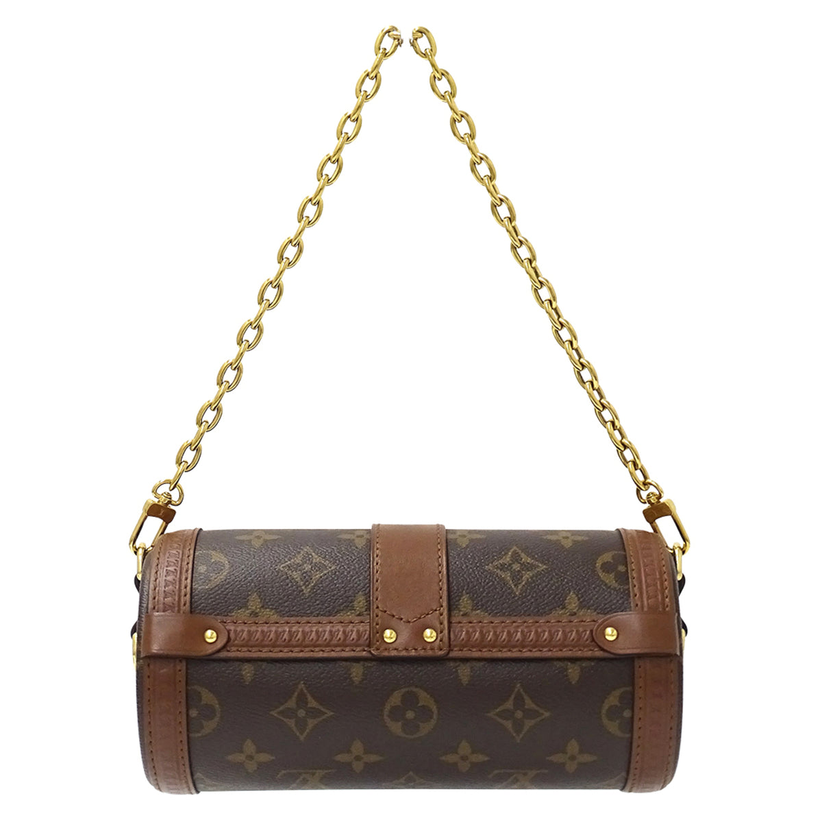 Louis Vuitton Brown Monogram Canvas Handbag Shoulder Bag (Pre-Owned)