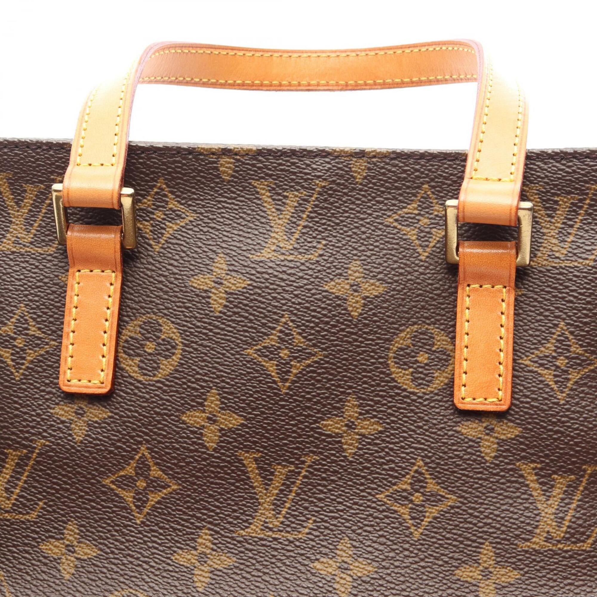 Louis Vuitton Brown Monogram Leather Handbag (Pre-Owned)