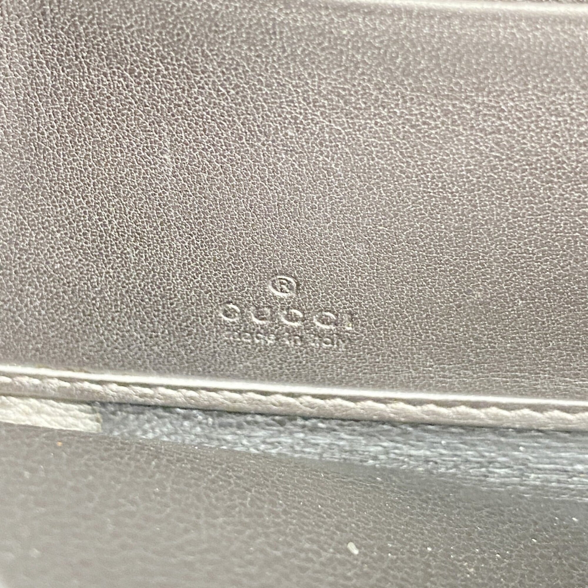 Gucci Grayish Pvc Long Wallet (Bi-Fold) (Pre-Owned)