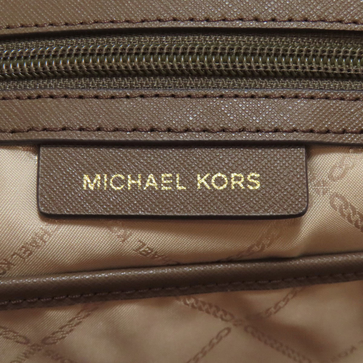 Michael Kors Brown Nylon Backpack (Pre-Owned)