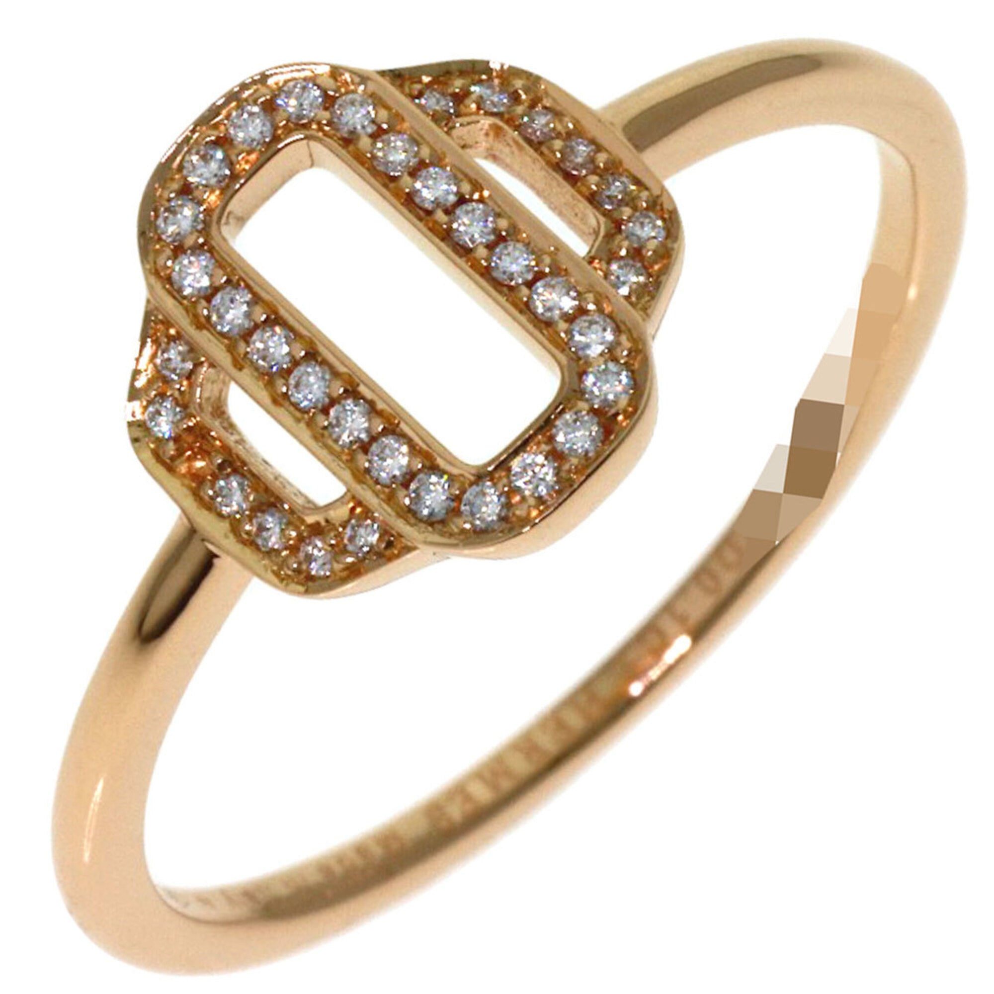 Hermes Pink Gold (18K) Band Ring (Pre-Owned)
