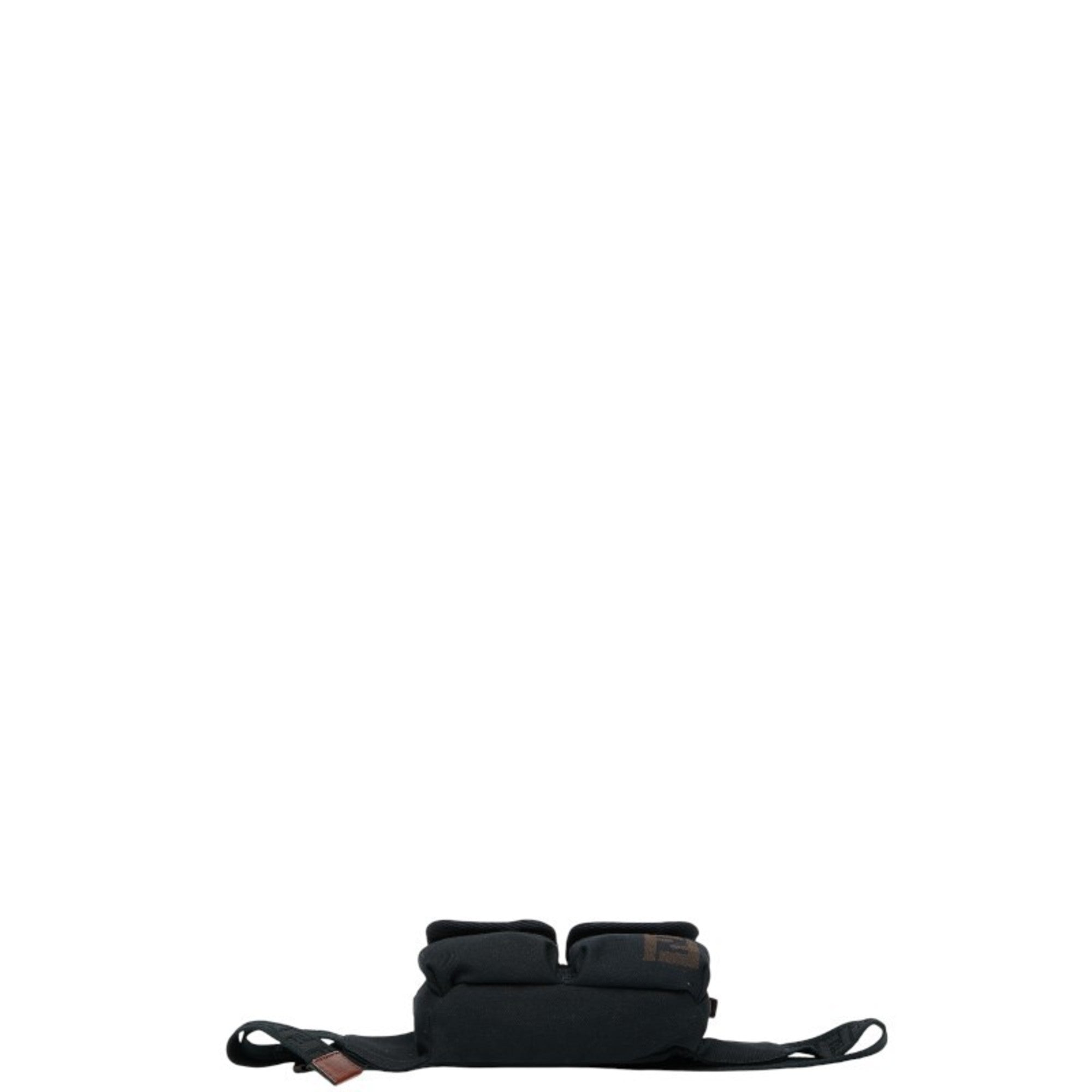 Fendi Black Canvas Sling Bag (Pre-Owned)
