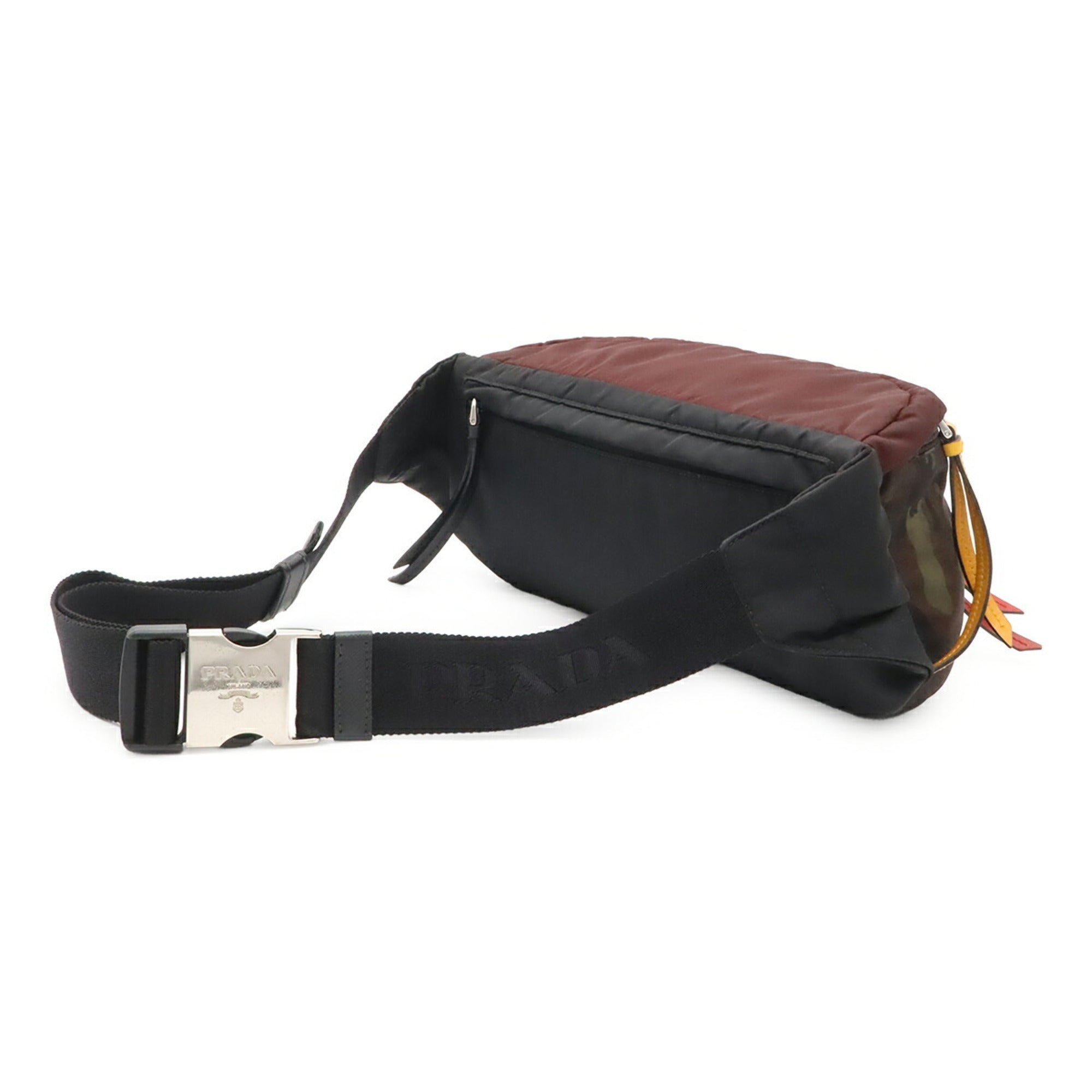 Prada Black Camouflage Green Nylon Pouch Sling Bag (Pre-Owned)