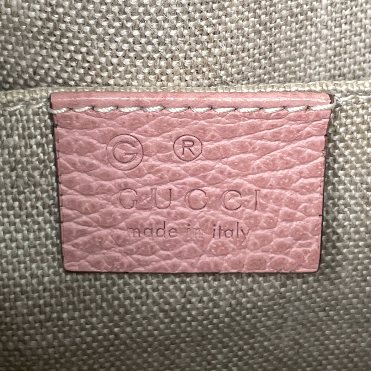 Gucci Pink Leather Handbag (Pre-Owned)