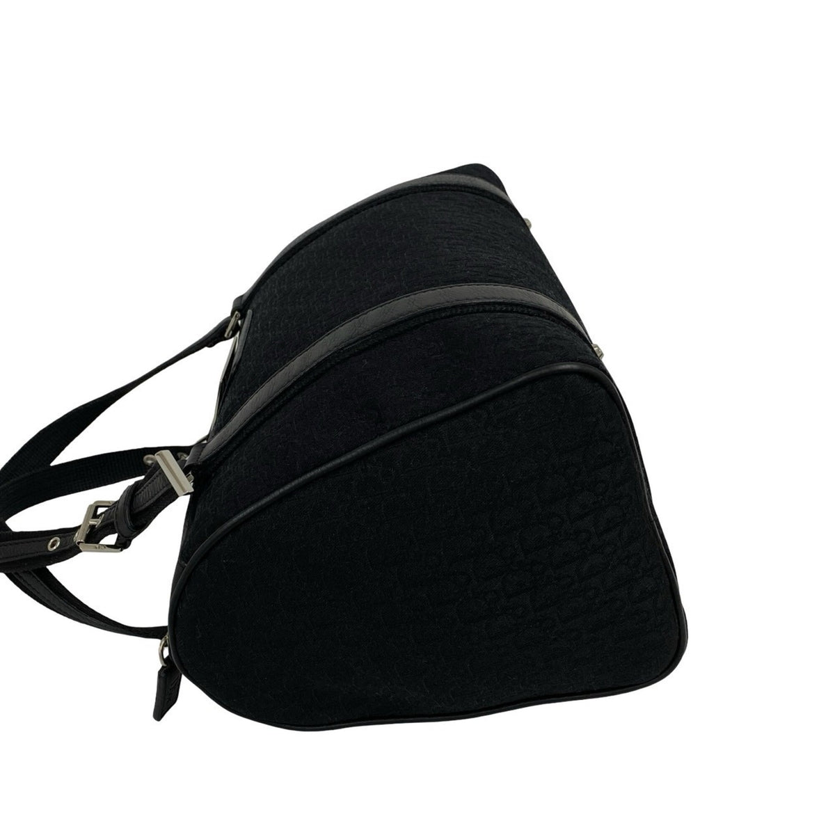 Christian Dior Black Canvas Leather Handbag (Pre-Owned)