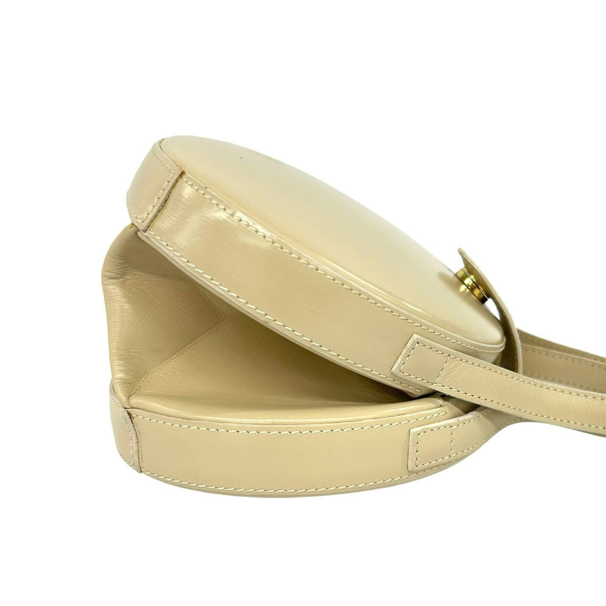 Loewe Beige Leather Handbag Shoulder Bag (Pre-Owned)