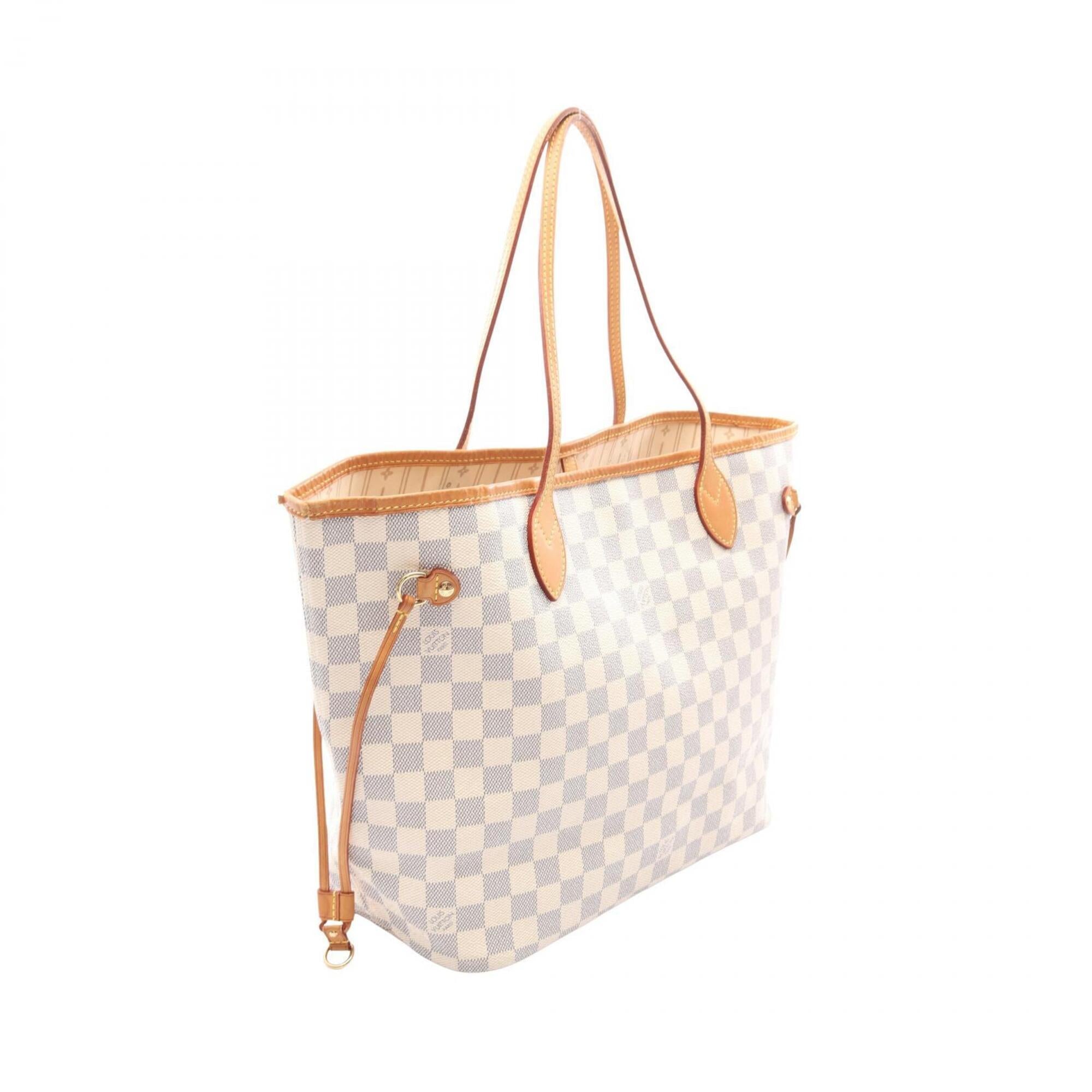 Louis Vuitton Damier Azur White Damier Azur Handbag Tote Bag (Pre-Owned)