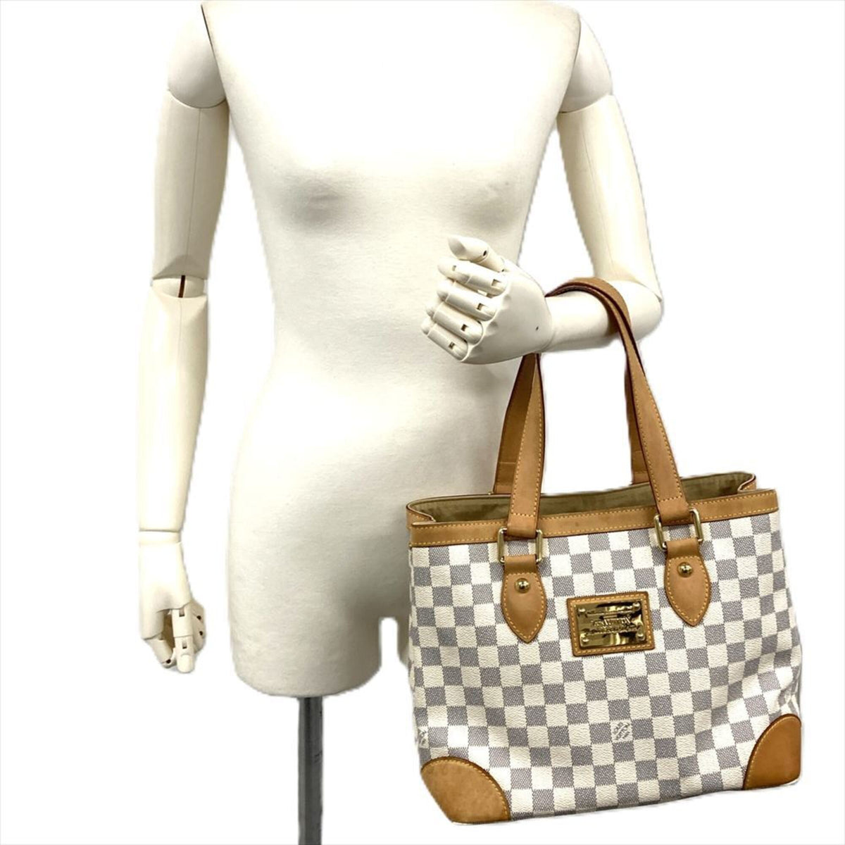 Louis Vuitton Damier Azur White Damier Azur Tote Bag (Pre-Owned)