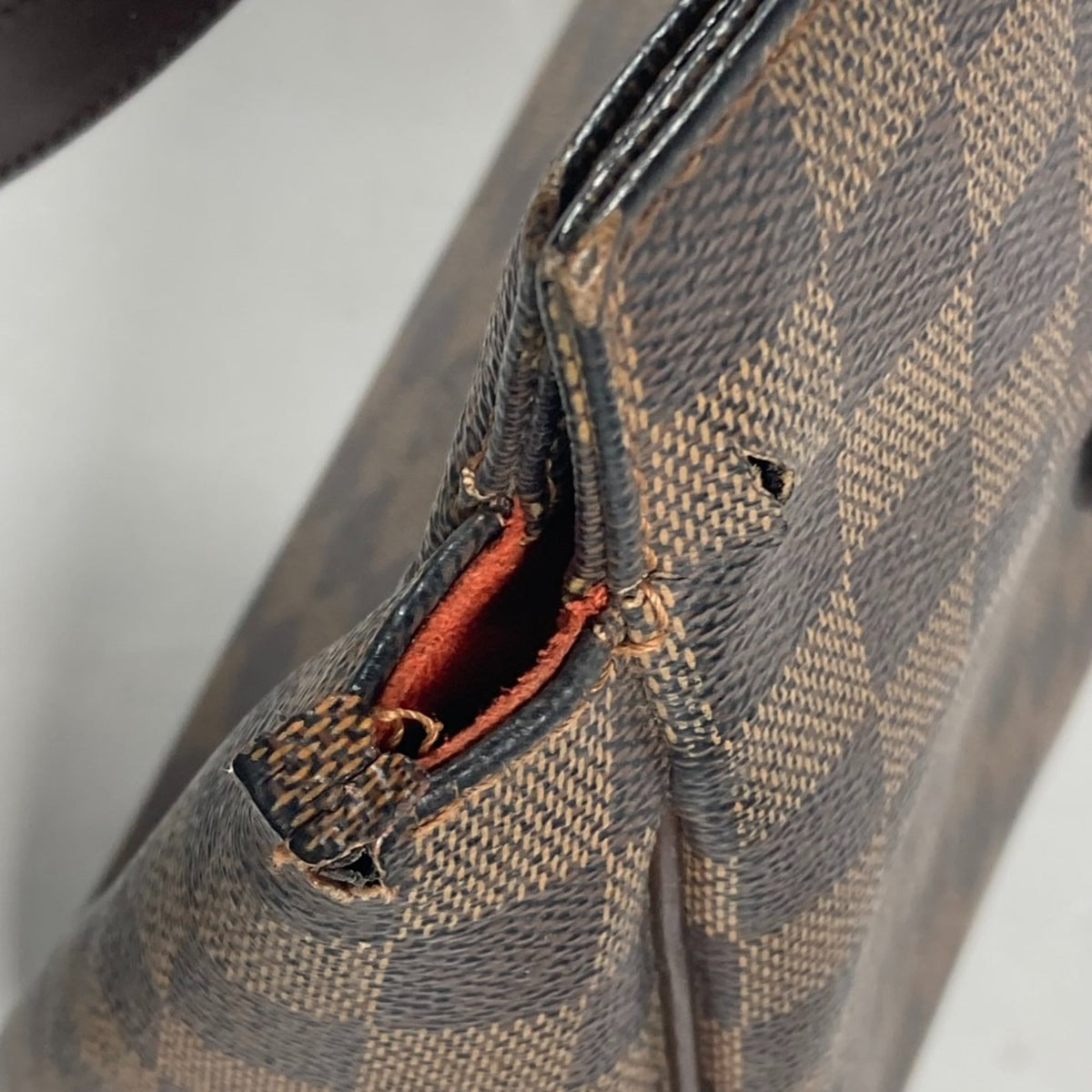 Louis Vuitton Brown Damier Canvas Shoulder Bag Tote Bag (Pre-Owned)