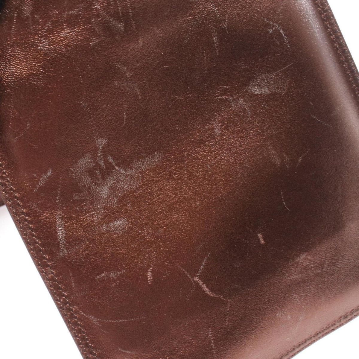Chanel Brown Leather Shoulder Bag (Pre-Owned)