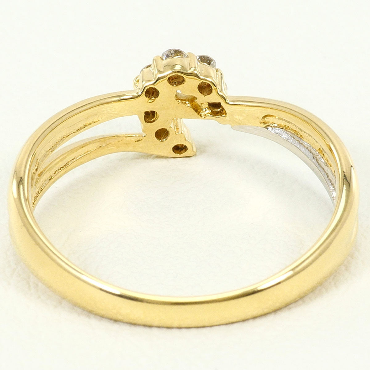 Unbranded Platinum Yellow Gold Yellow Gold (18K) Platinum 900 Band Ring (Pre-Owned)