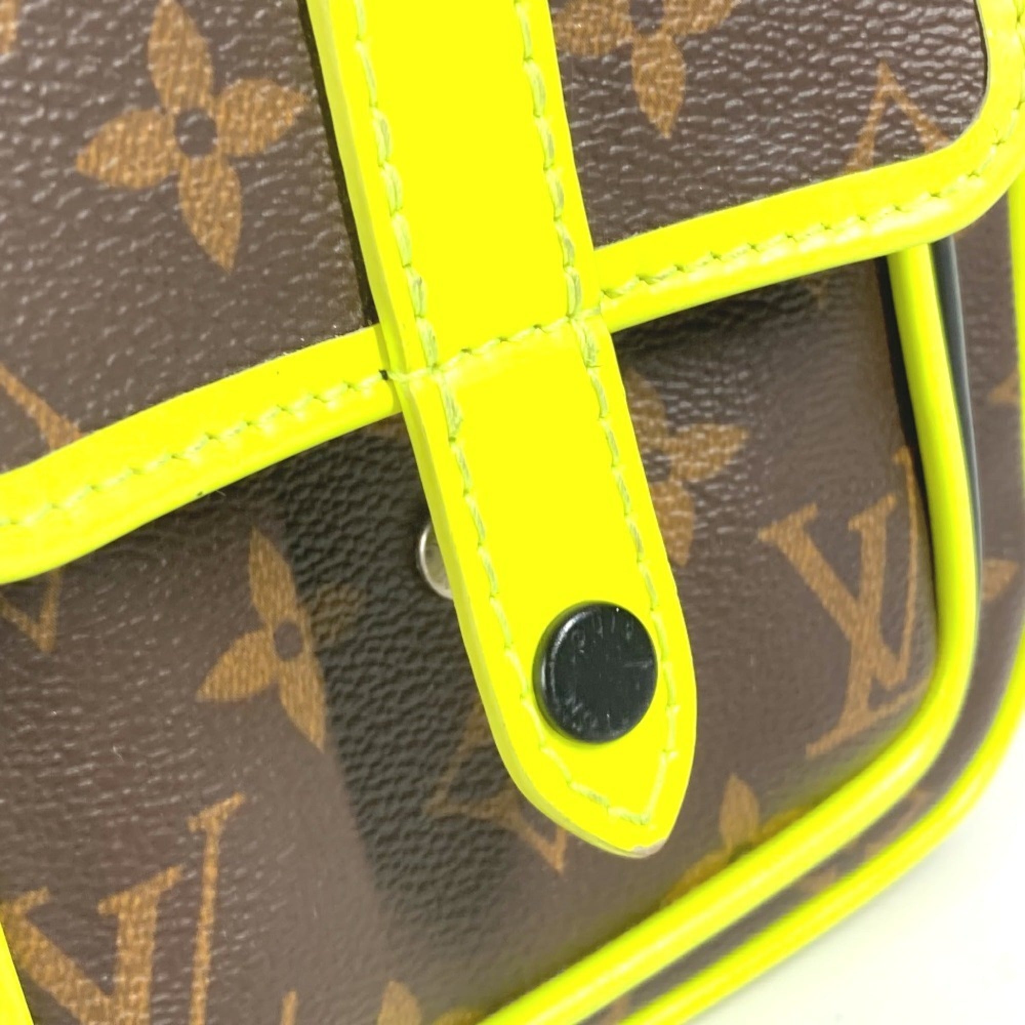 Louis Vuitton Brown Yellow Monogram Pochette Shoulder Bag (Pre-Owned)