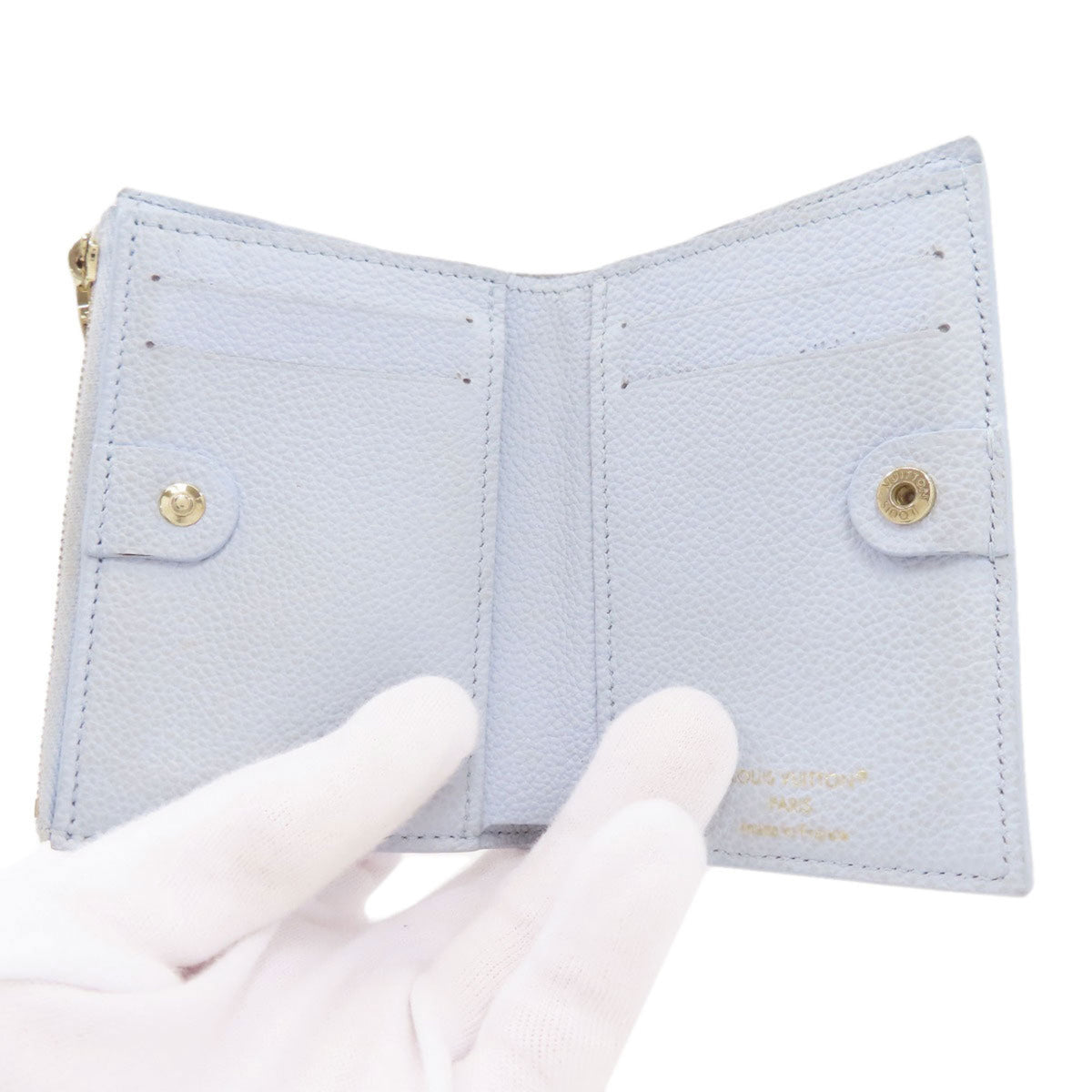 Louis Vuitton Blue Monogram Empreinte Wallet (Bi-Fold) (Pre-Owned)