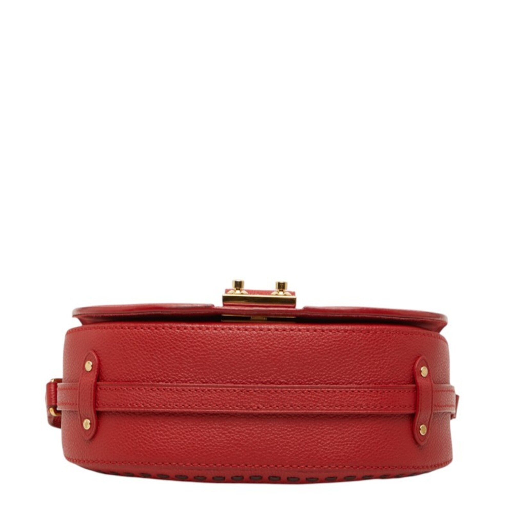 Louis Vuitton Cerise Monogram Red Color Leather Shoulder Bag (Pre-Owned)
