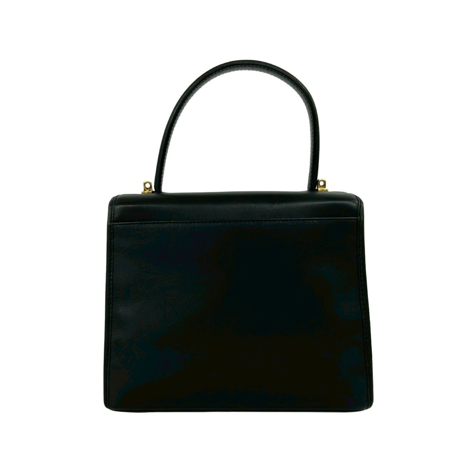 Celine Black Leather Handbag Shoulder Bag (Pre-Owned)
