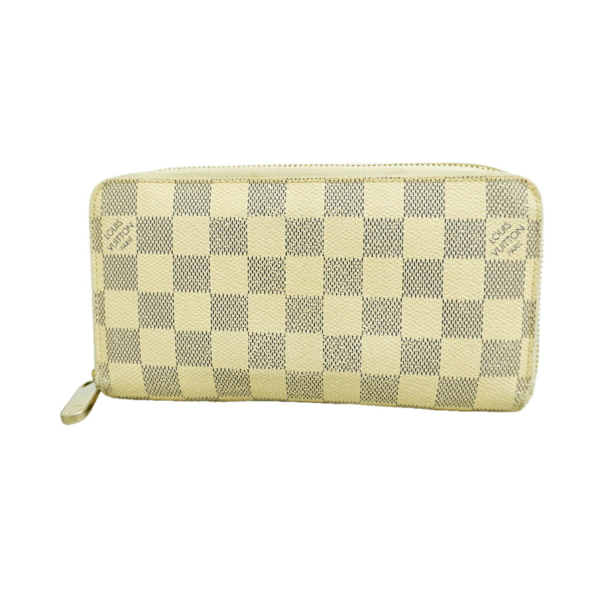 Louis Vuitton White Long Wallet (Bi-Fold) (Pre-Owned)