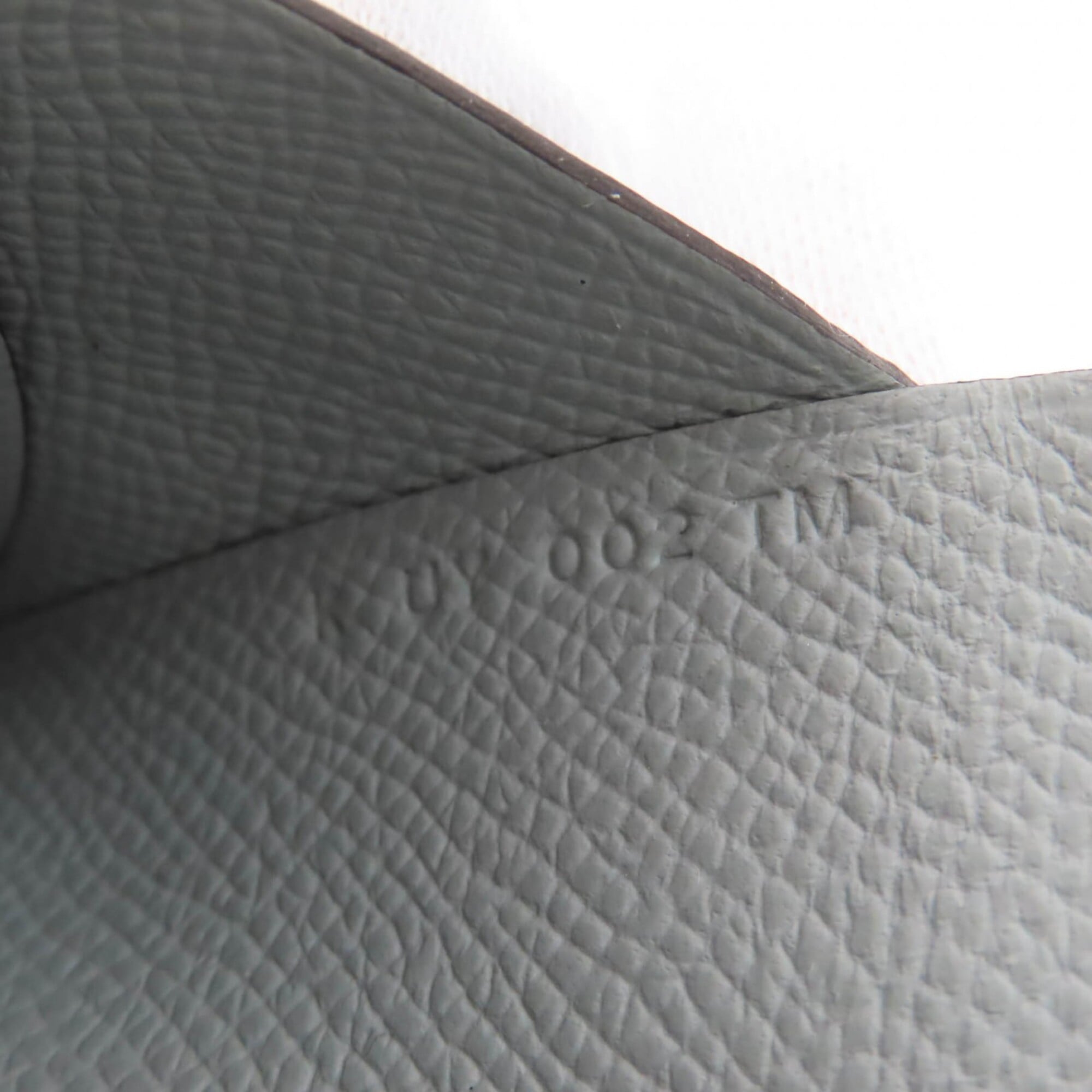 Hermes Sellier Blue Gray Epsom Leather Coin Purse/Coin Case (Pre-Owned)