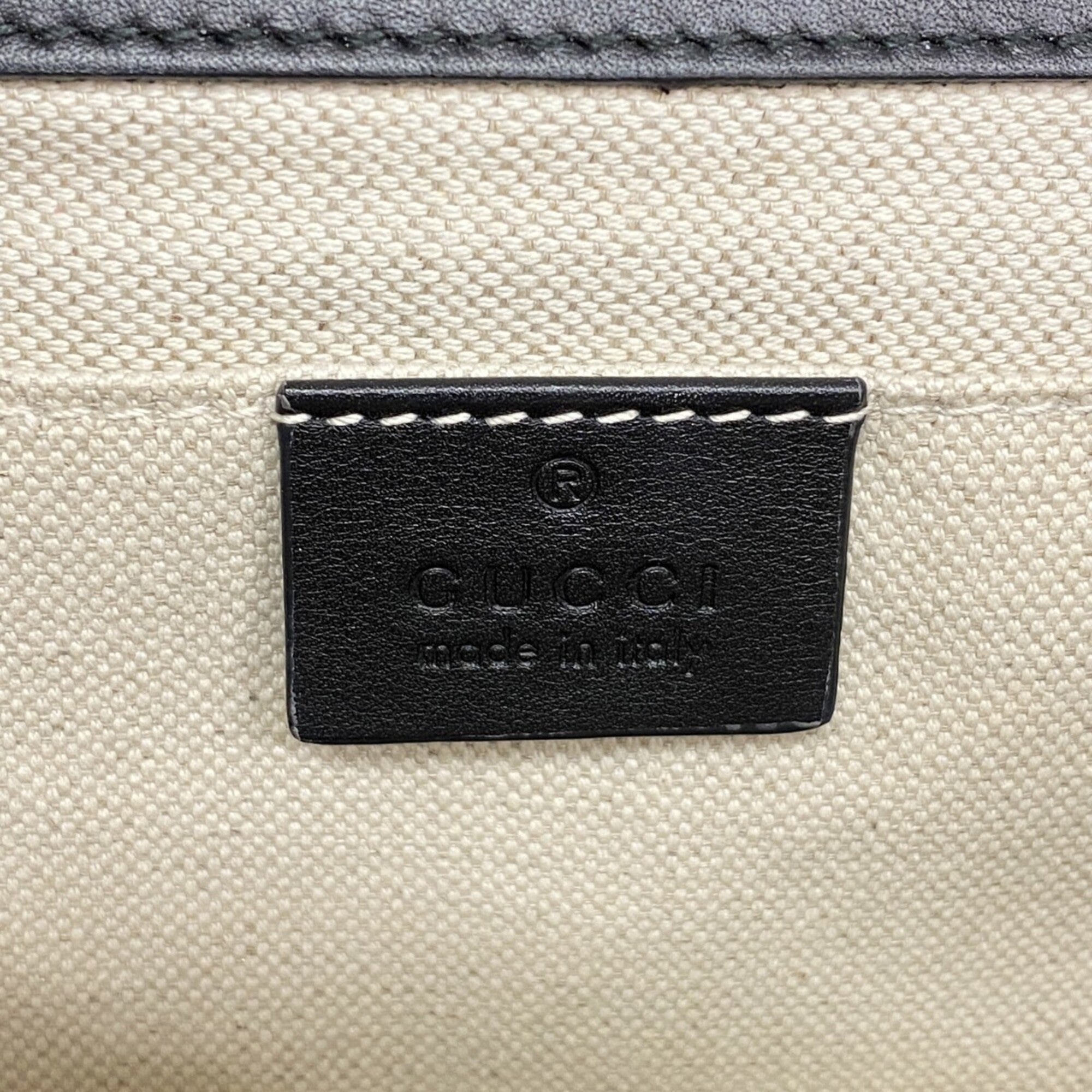 Gucci Black Leather Handbag (Pre-Owned)