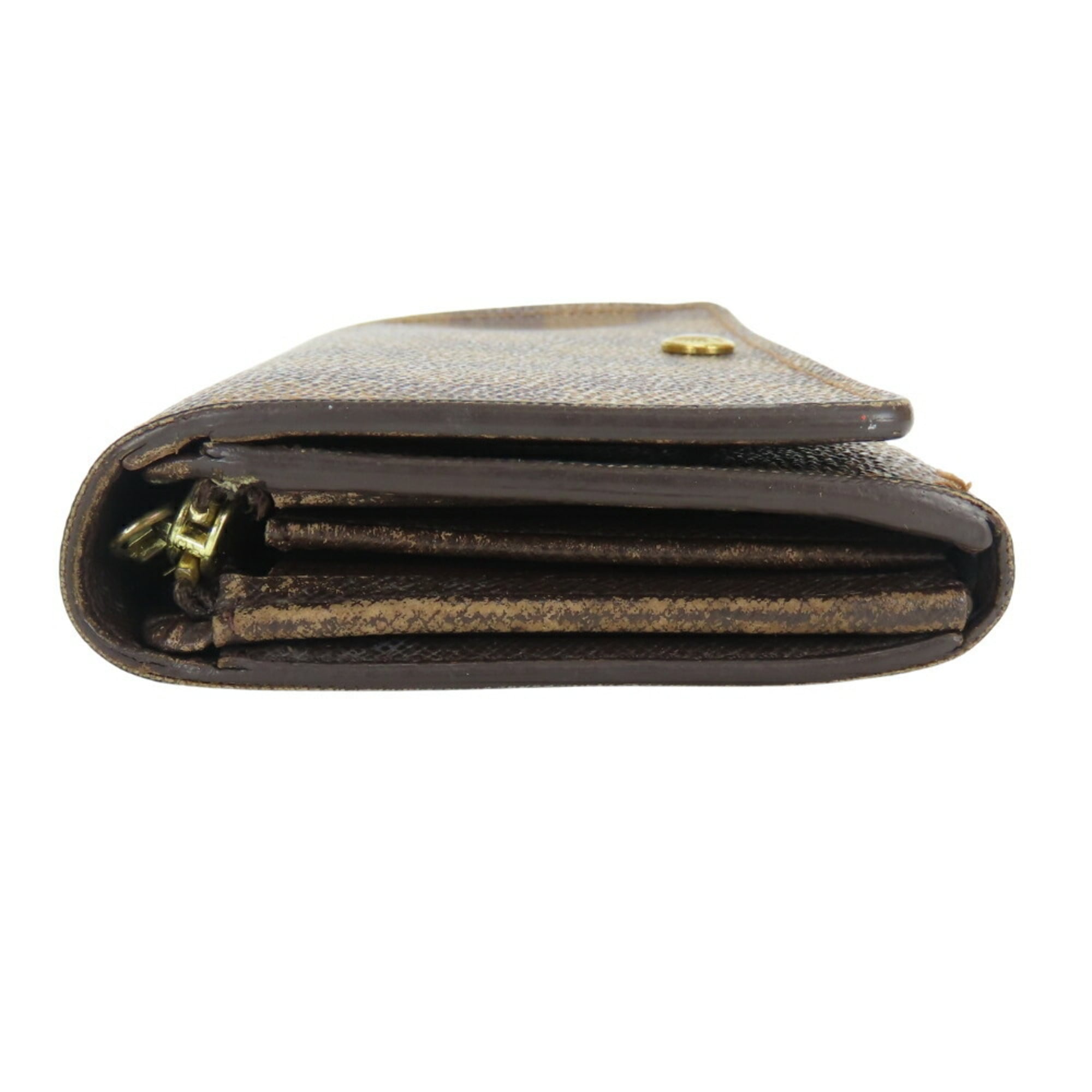 Louis Vuitton Damier Brown Ebene Wallet (Bi-Fold) (Pre-Owned)