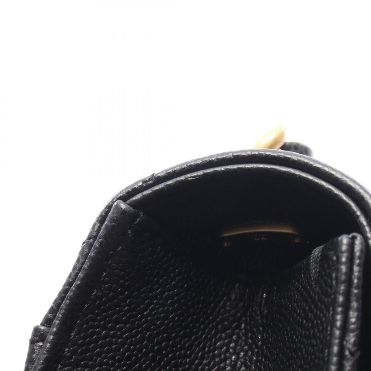 Chanel Matelasse Black Grained Calfskin Handbag Shoulder Bag (Pre-Owned)