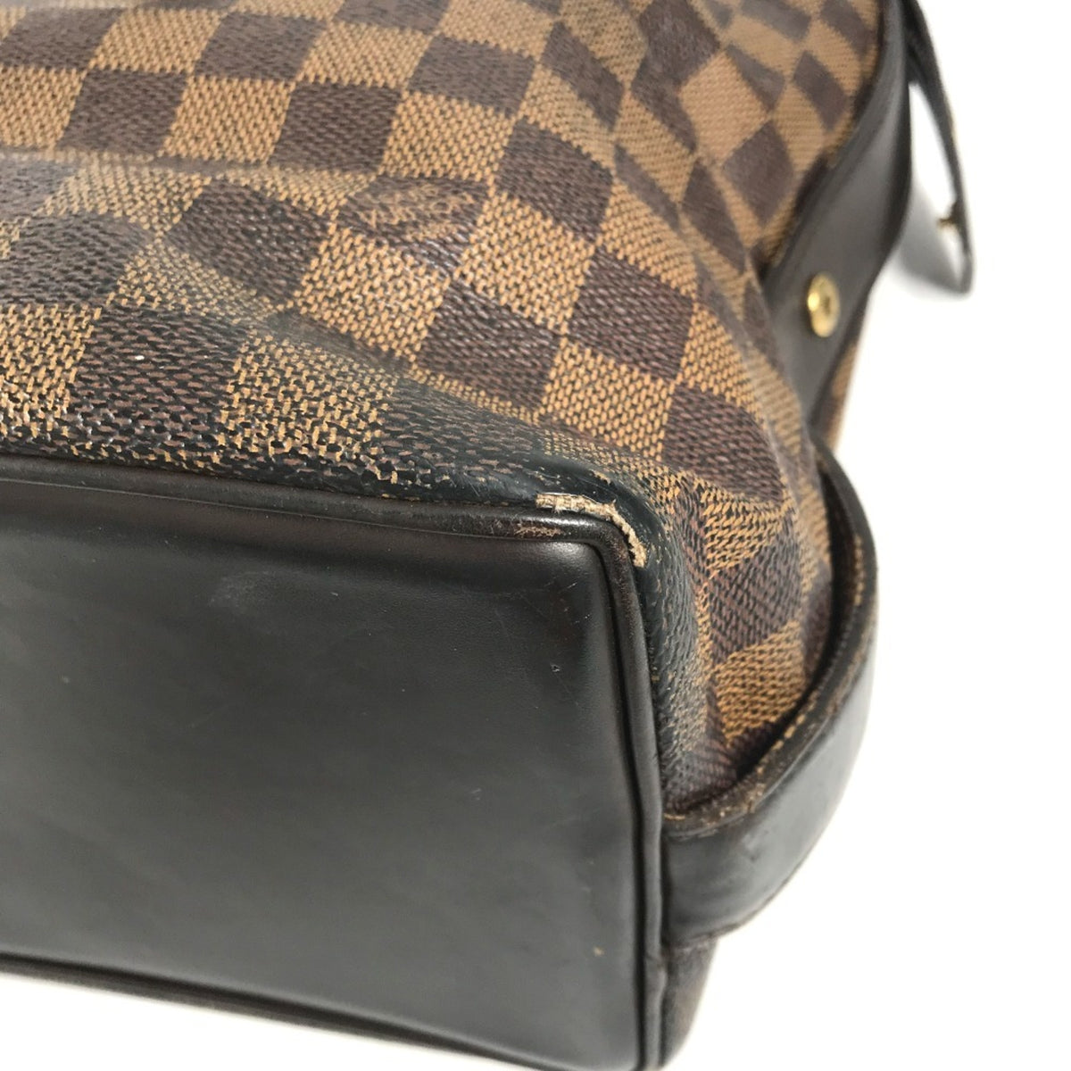 Louis Vuitton Brown Damier Canvas Shoulder Bag Tote Bag (Pre-Owned)
